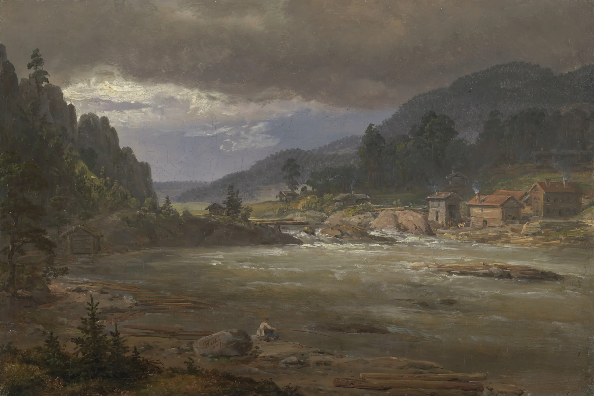 Hellefossen near Hokksund