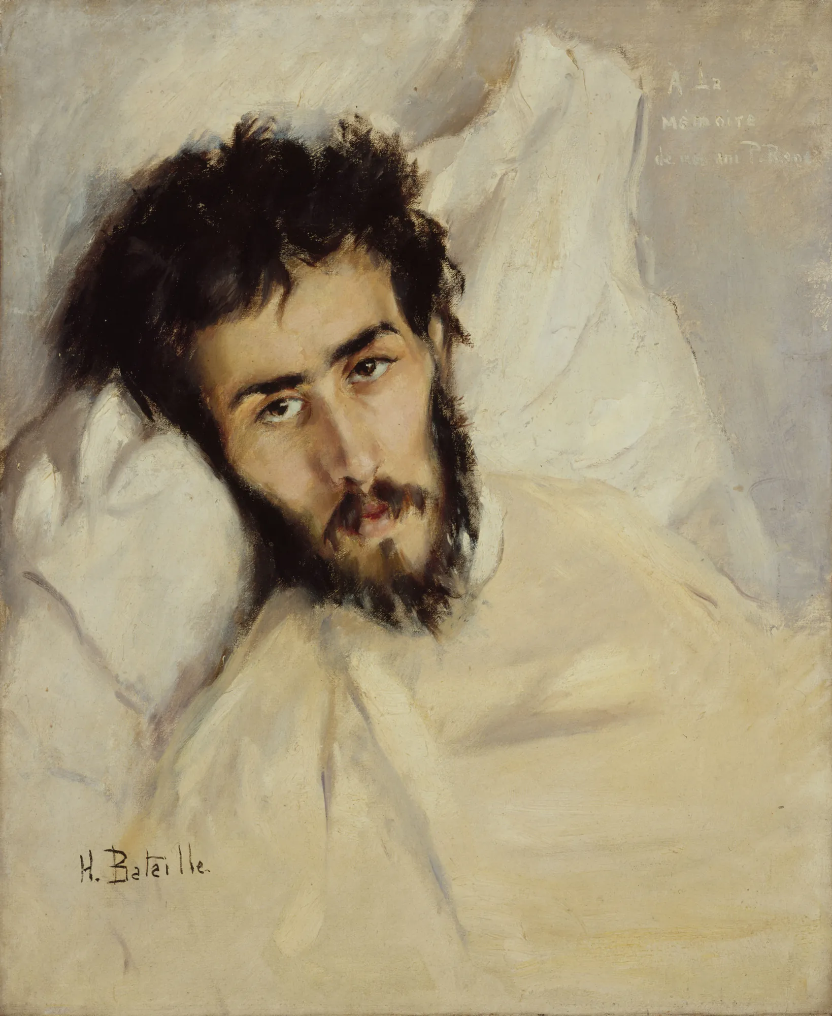 Portrait d'homme malade (P. René)