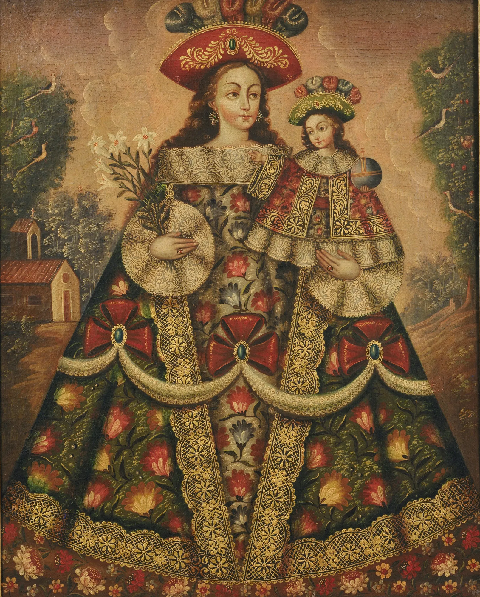 The Virgin of the Pilgrims and Child