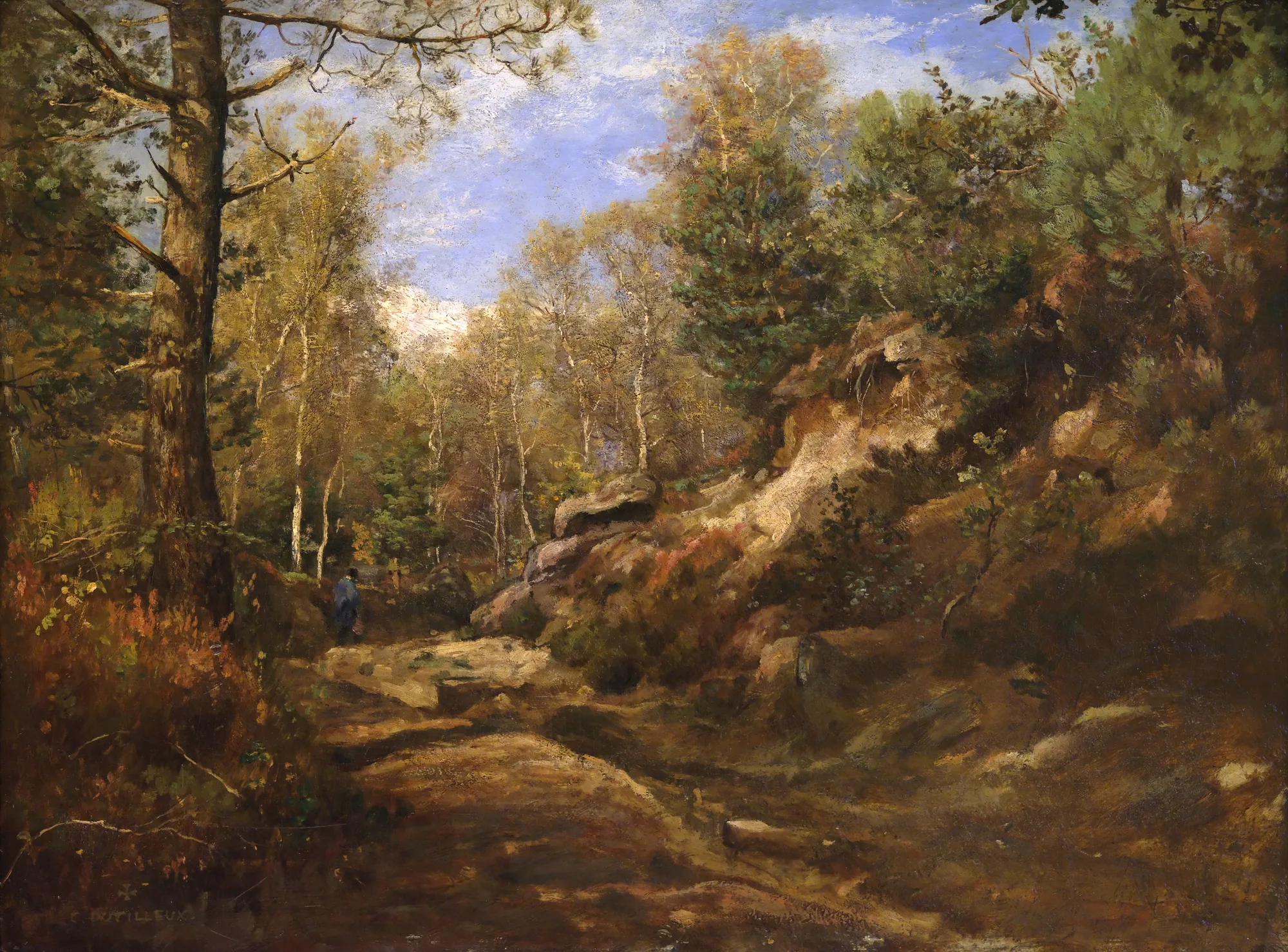 Pines and Birches, Fontainebleau Forest