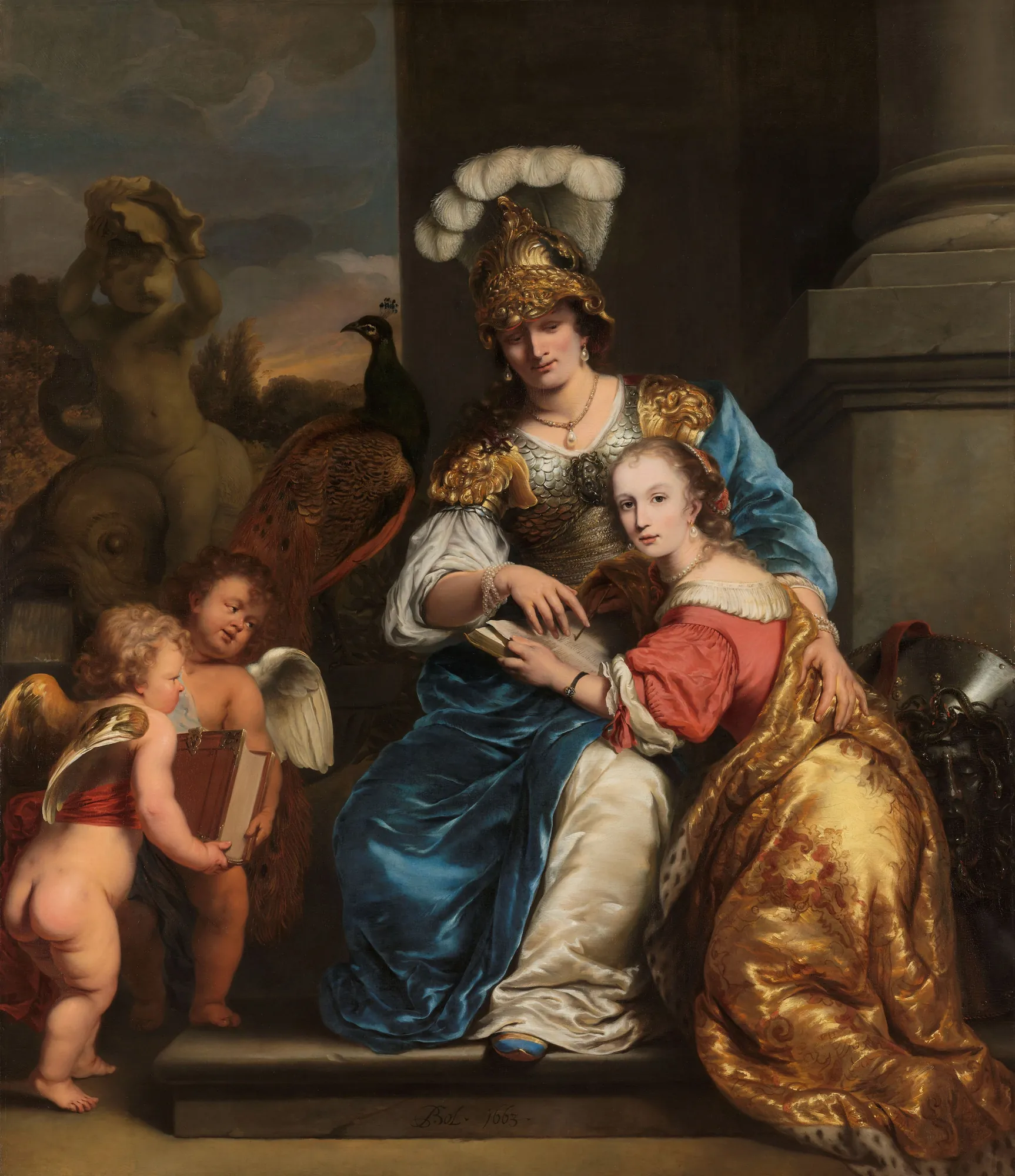 Margarita Trip as Minerva Instructing her Sister