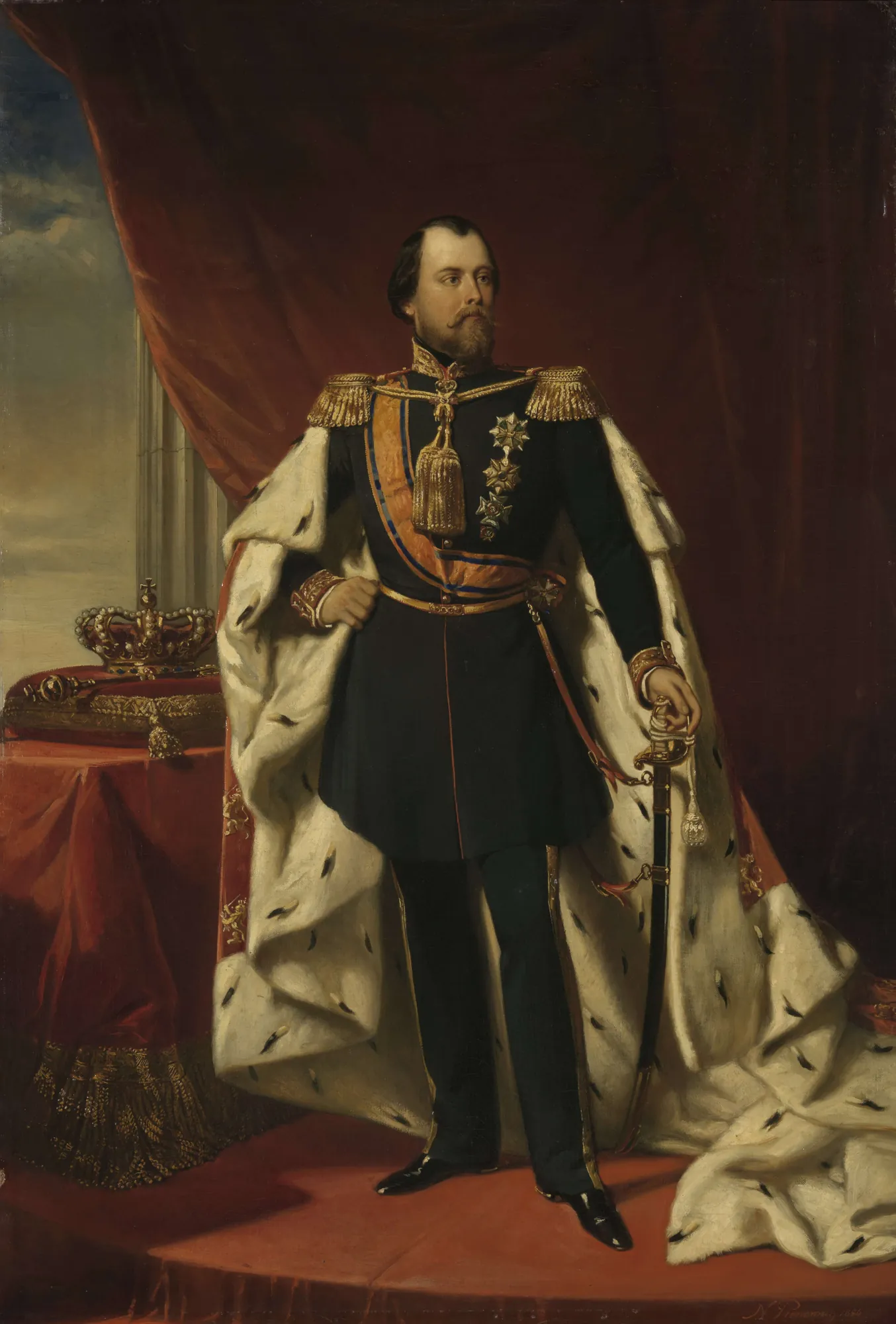Portrait of William III, King of the Netherlands
