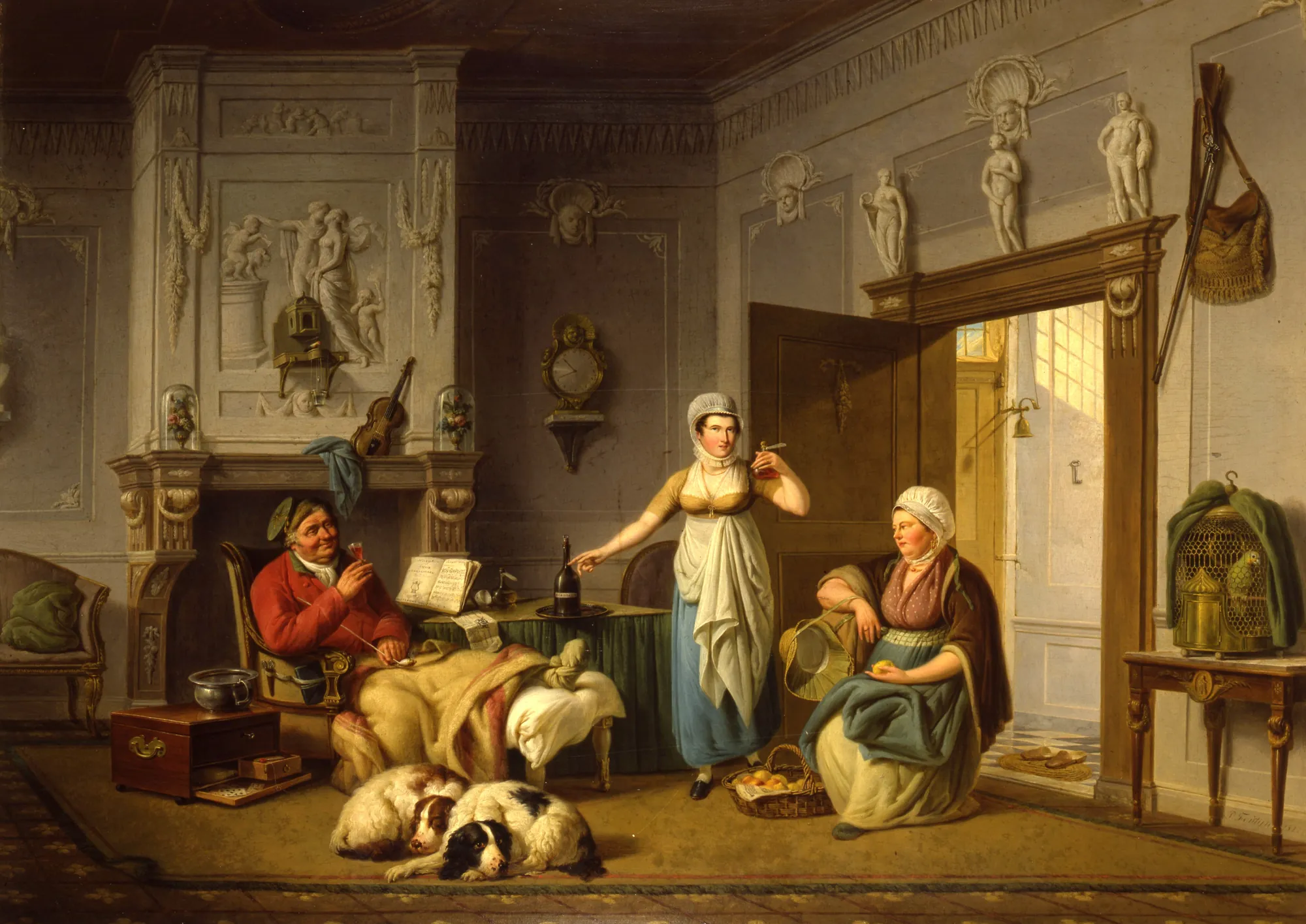 Interior with a Sick Man