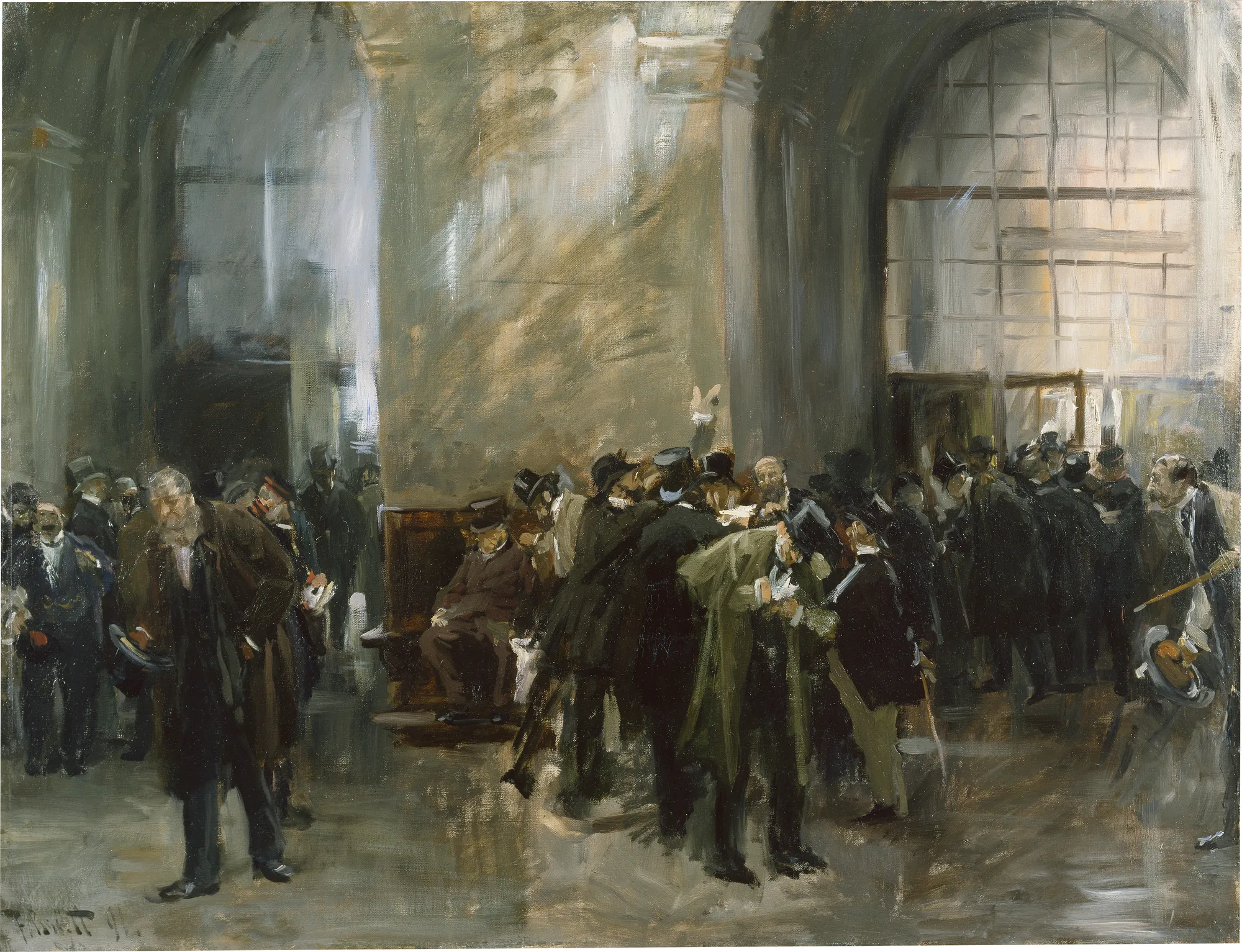 In the Stock Exchange