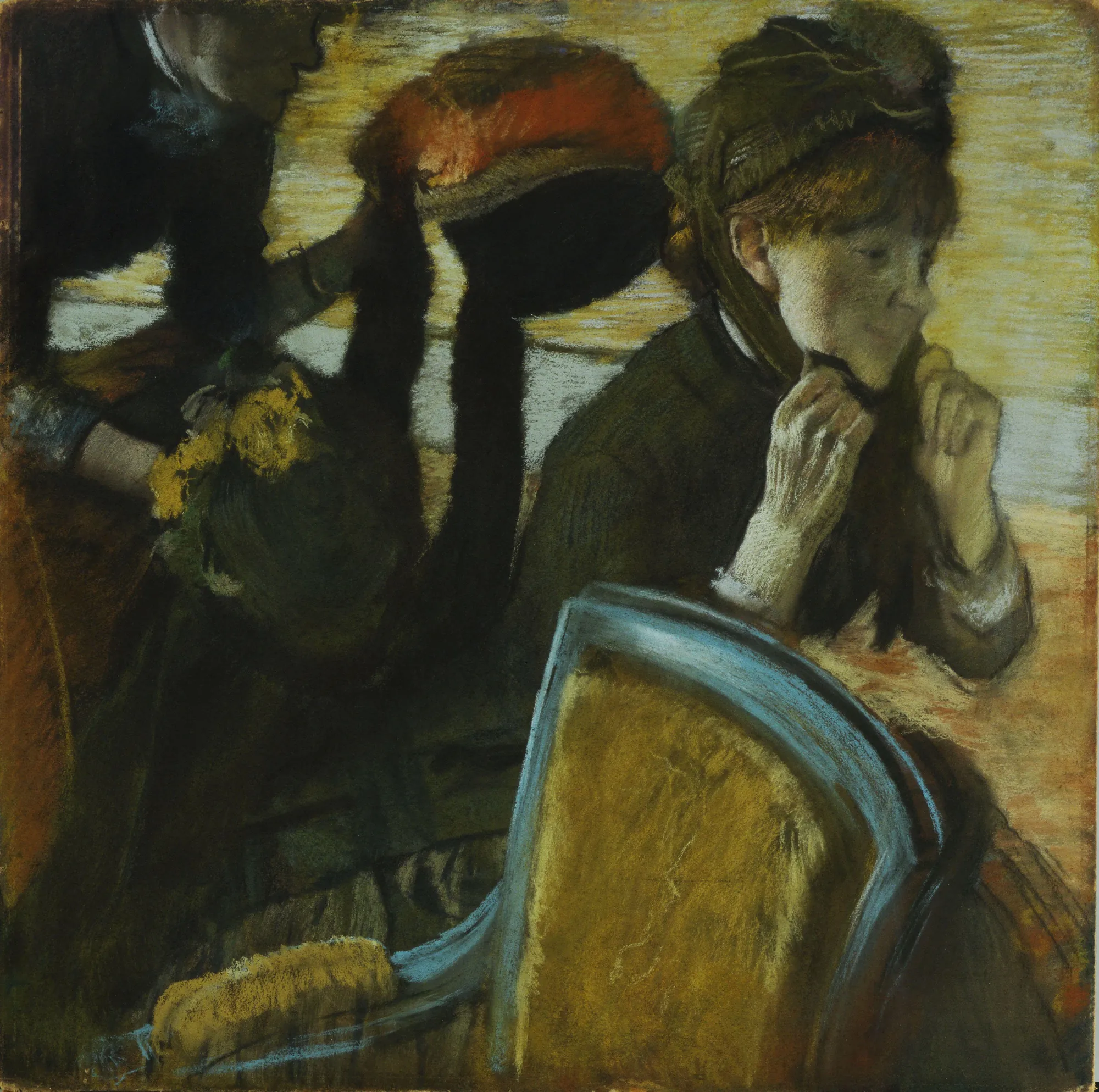 At the Milliner's