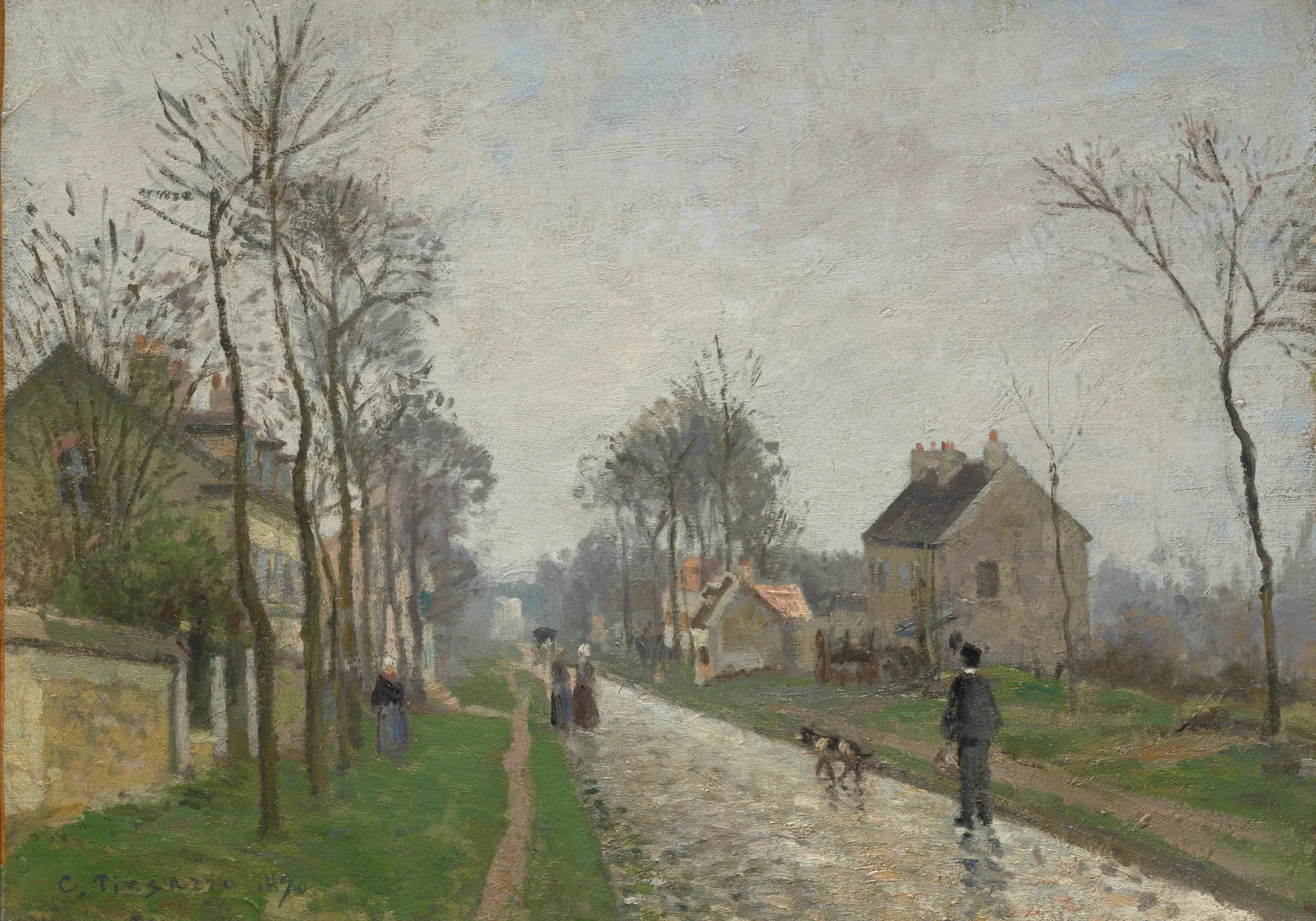 Route de Versailles, Louveciennes, Rain Effect