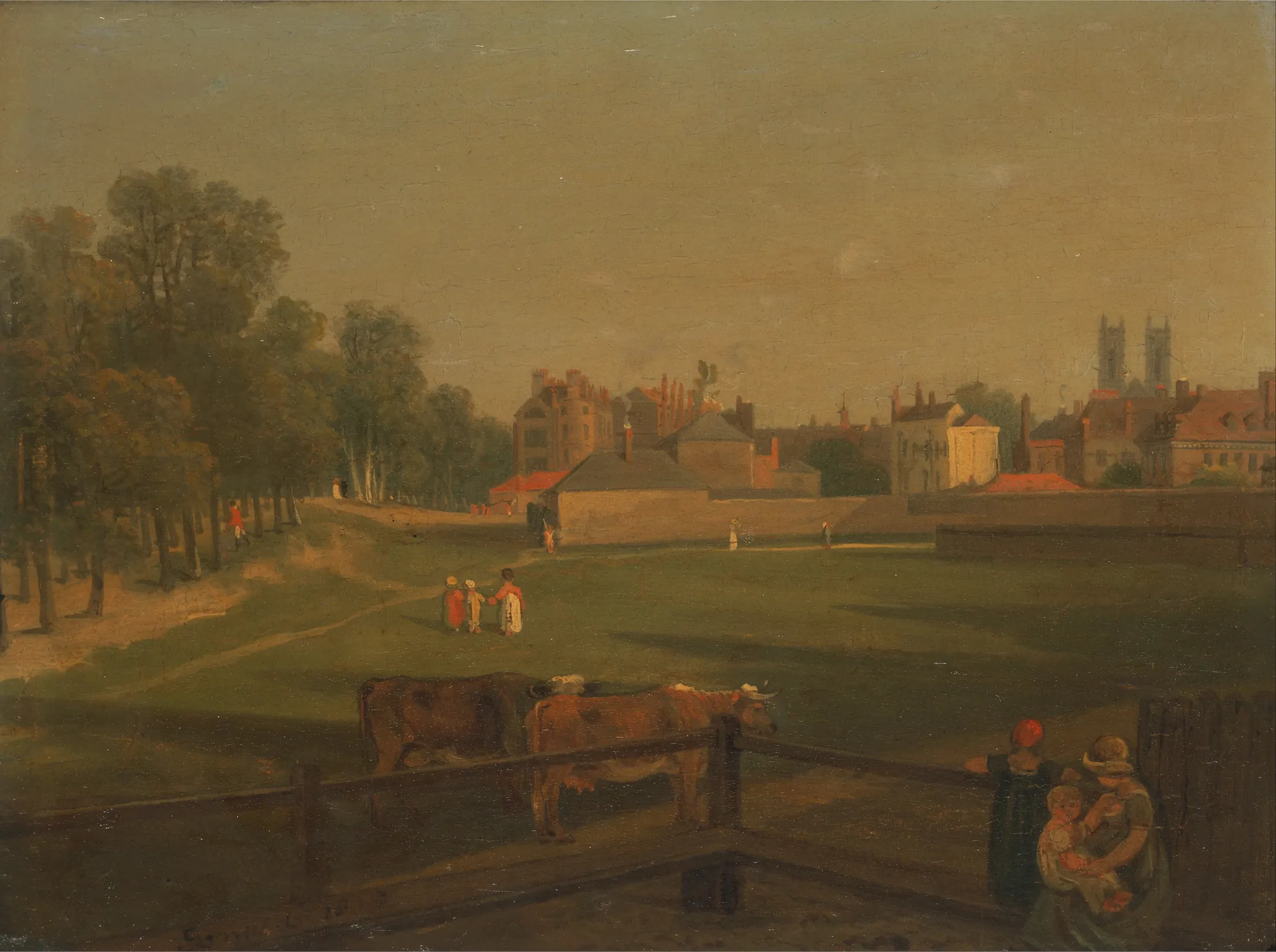 A Western View of Westminster and Birdcage Walk