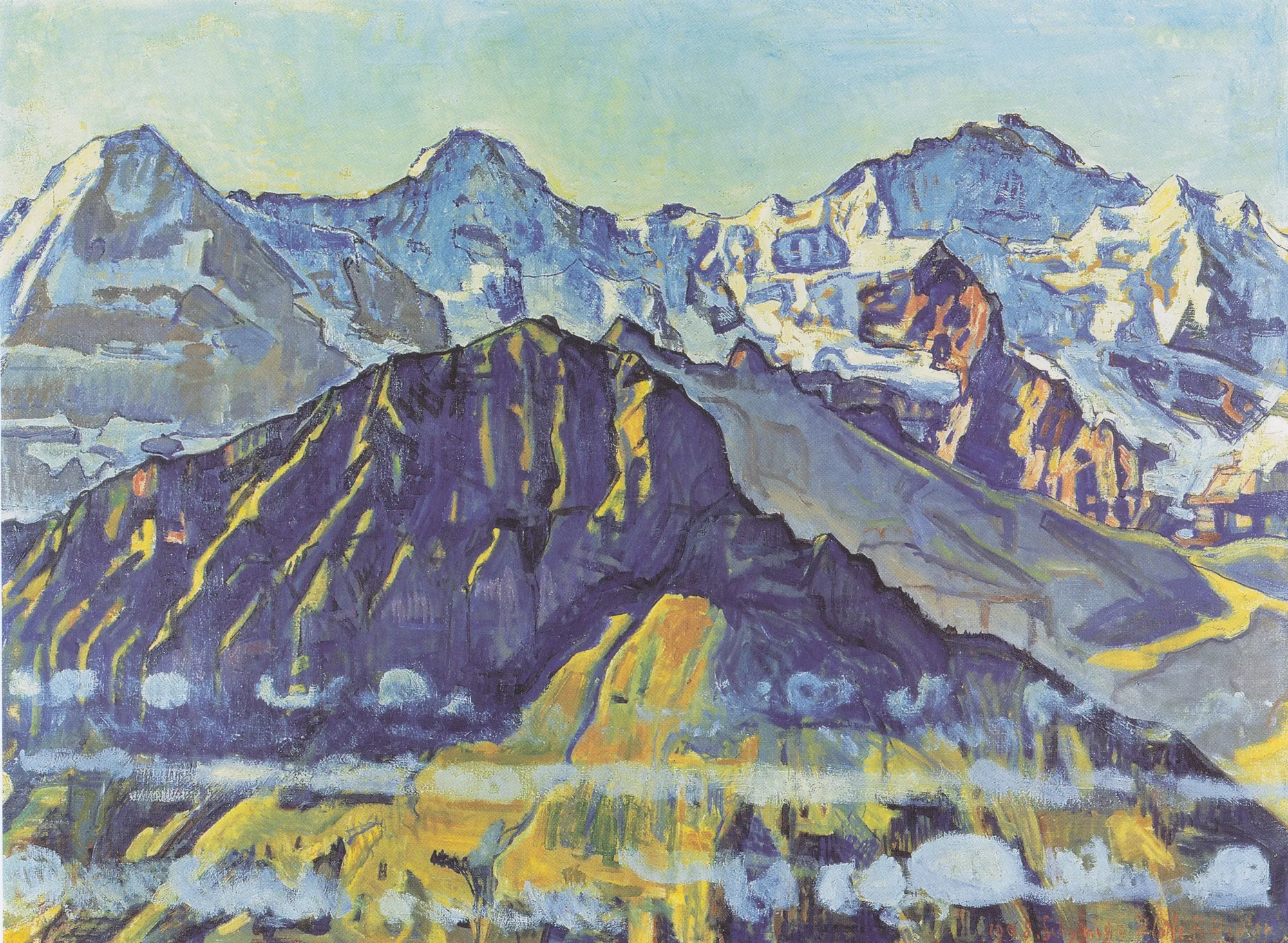 Eiger, Mönch and Jungfrau in the Morning Sun