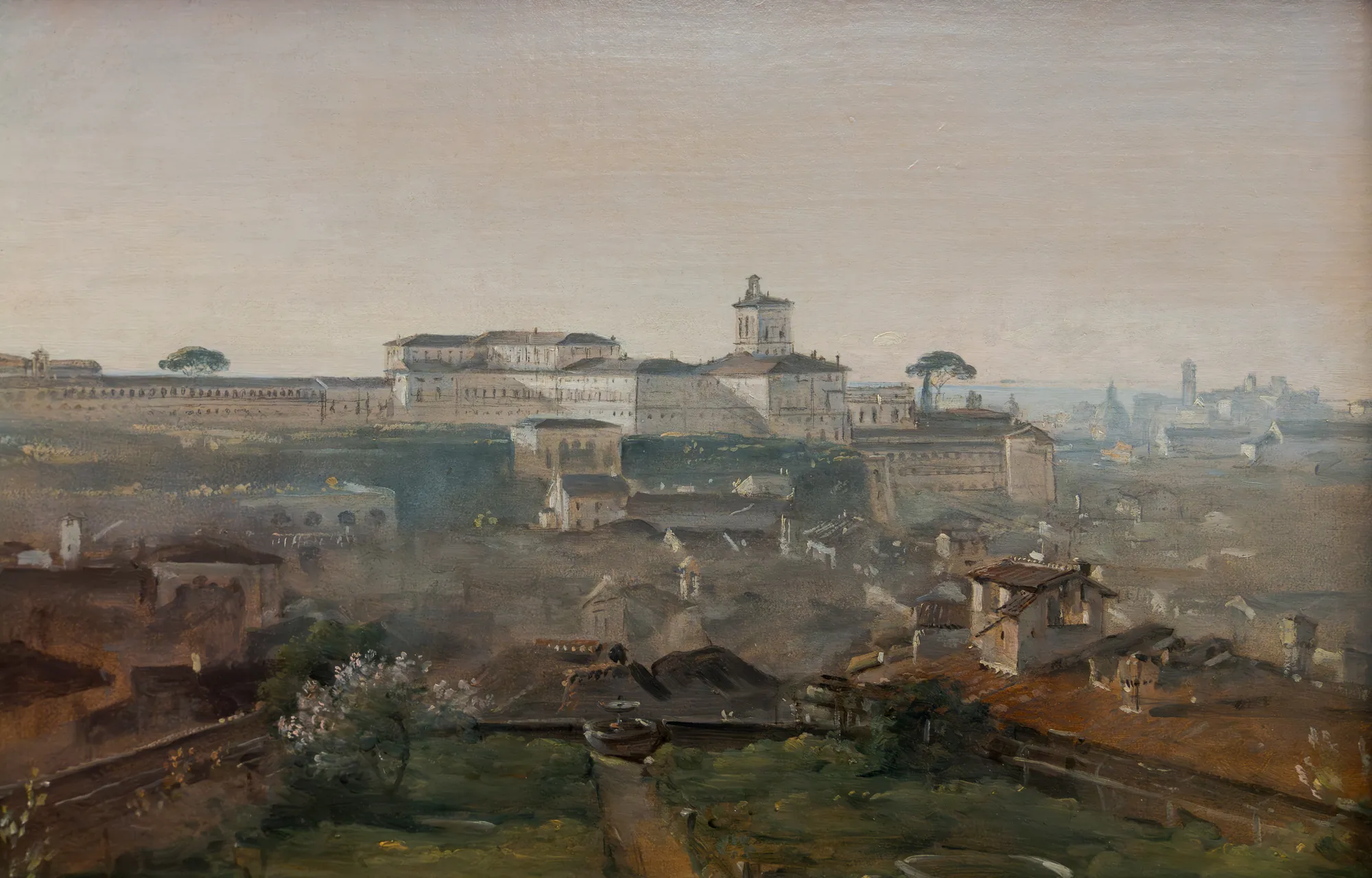 View of the Quirinal from the Villa Malta