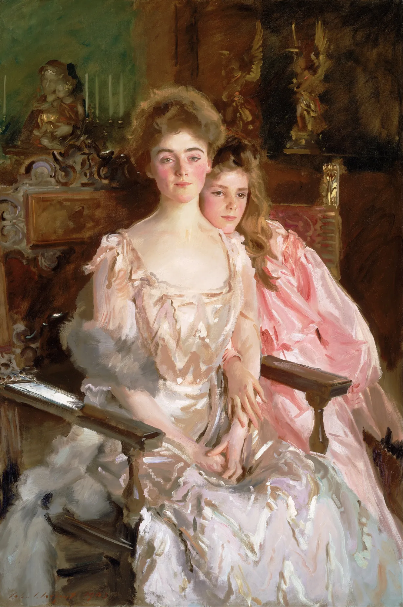 Mrs. Fiske Warren and Her Daughter Rachel