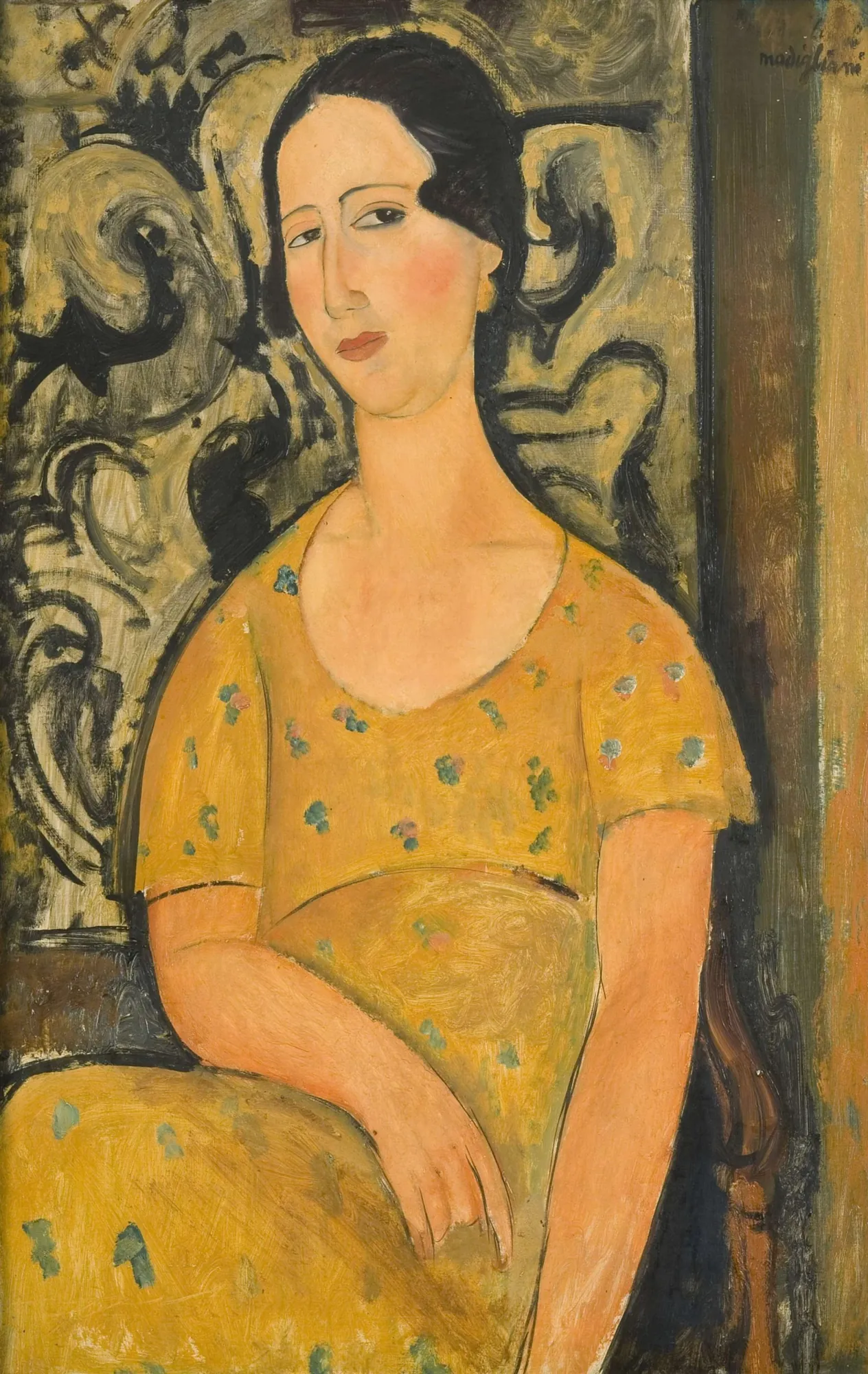 Young Woman in a Yellow Dress (Renée Modot)