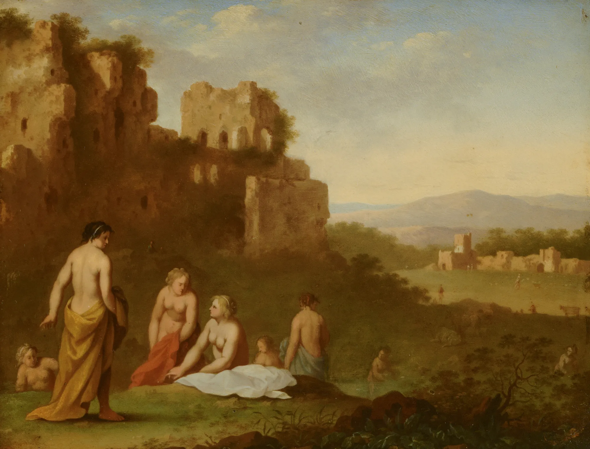 Nymphs Bathing