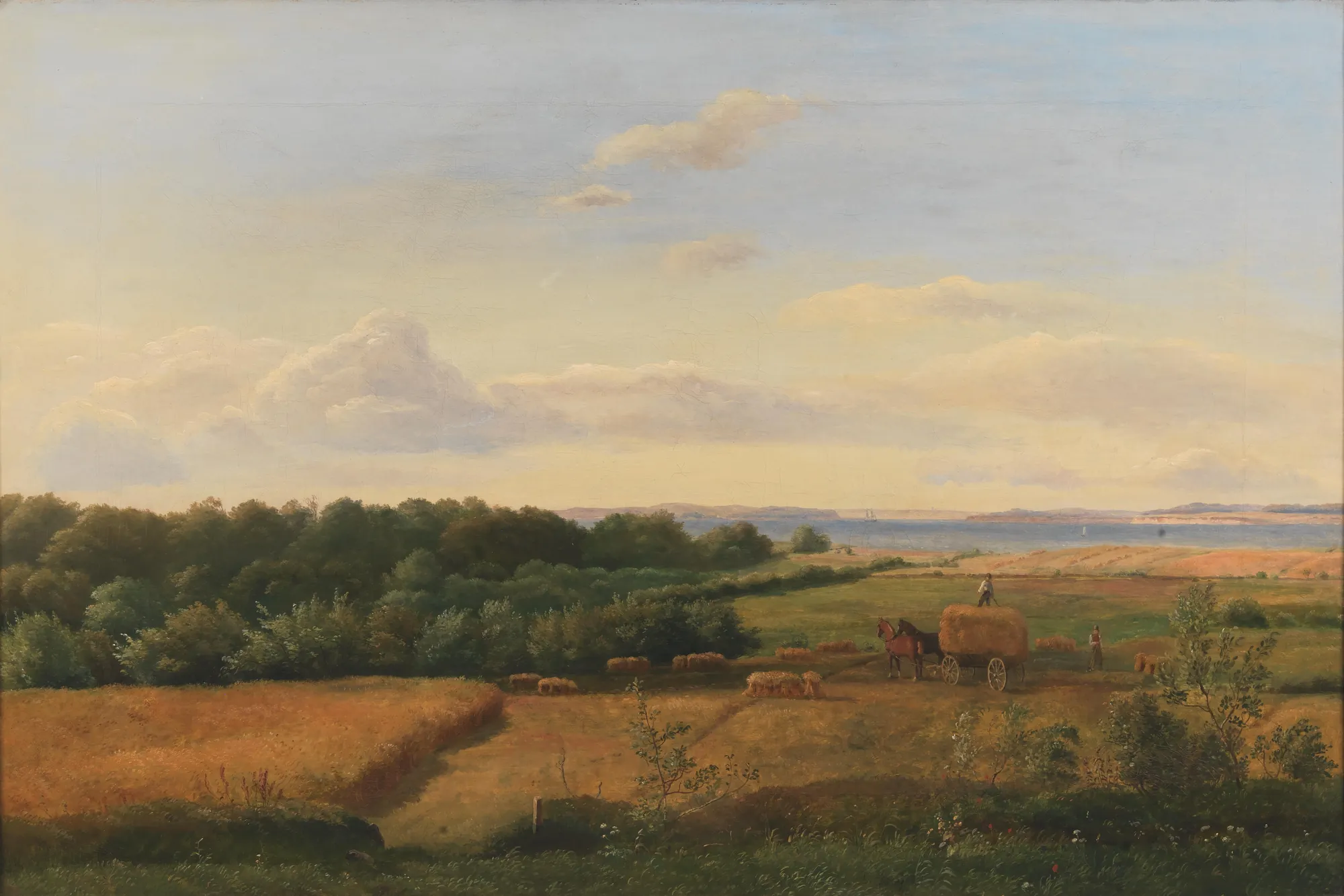 A Funen Landscape at Harvest Time