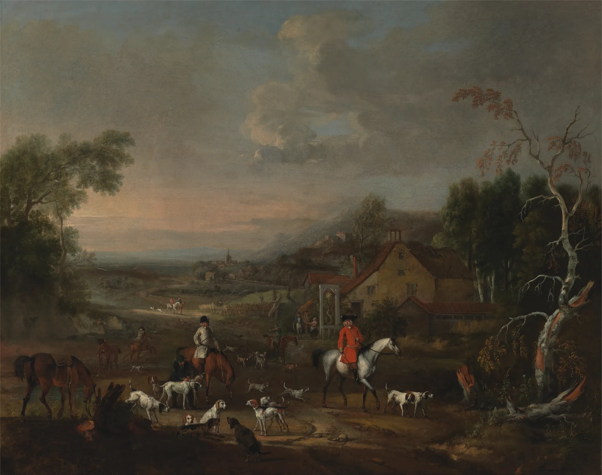The Reverend Jemmet Browne at a Meet of Foxhounds