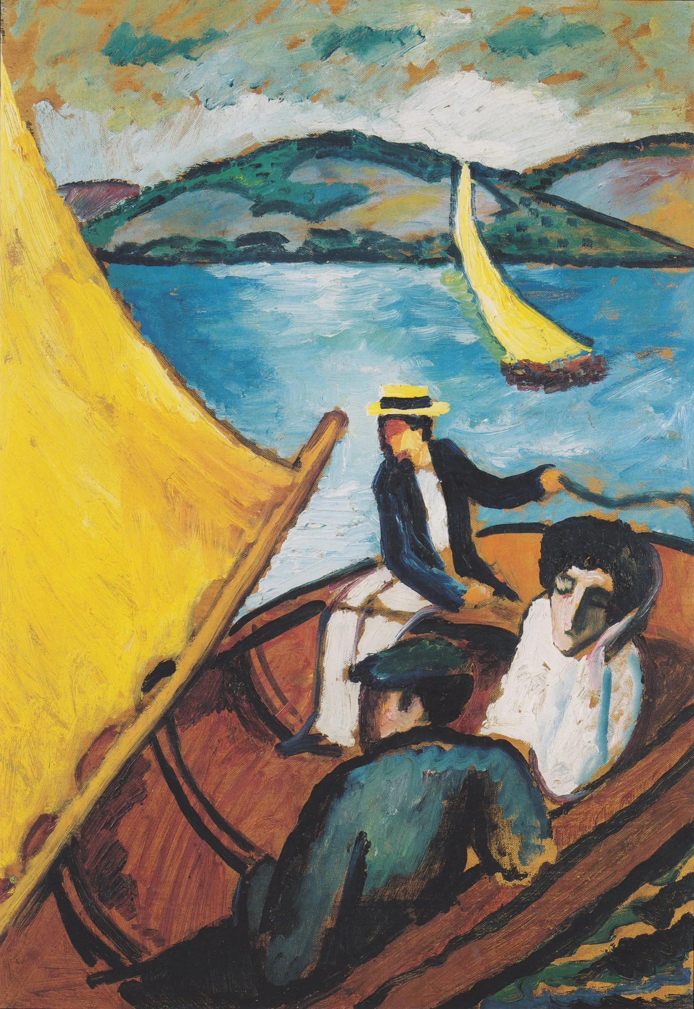 Sailing Boat on the Tegernsee