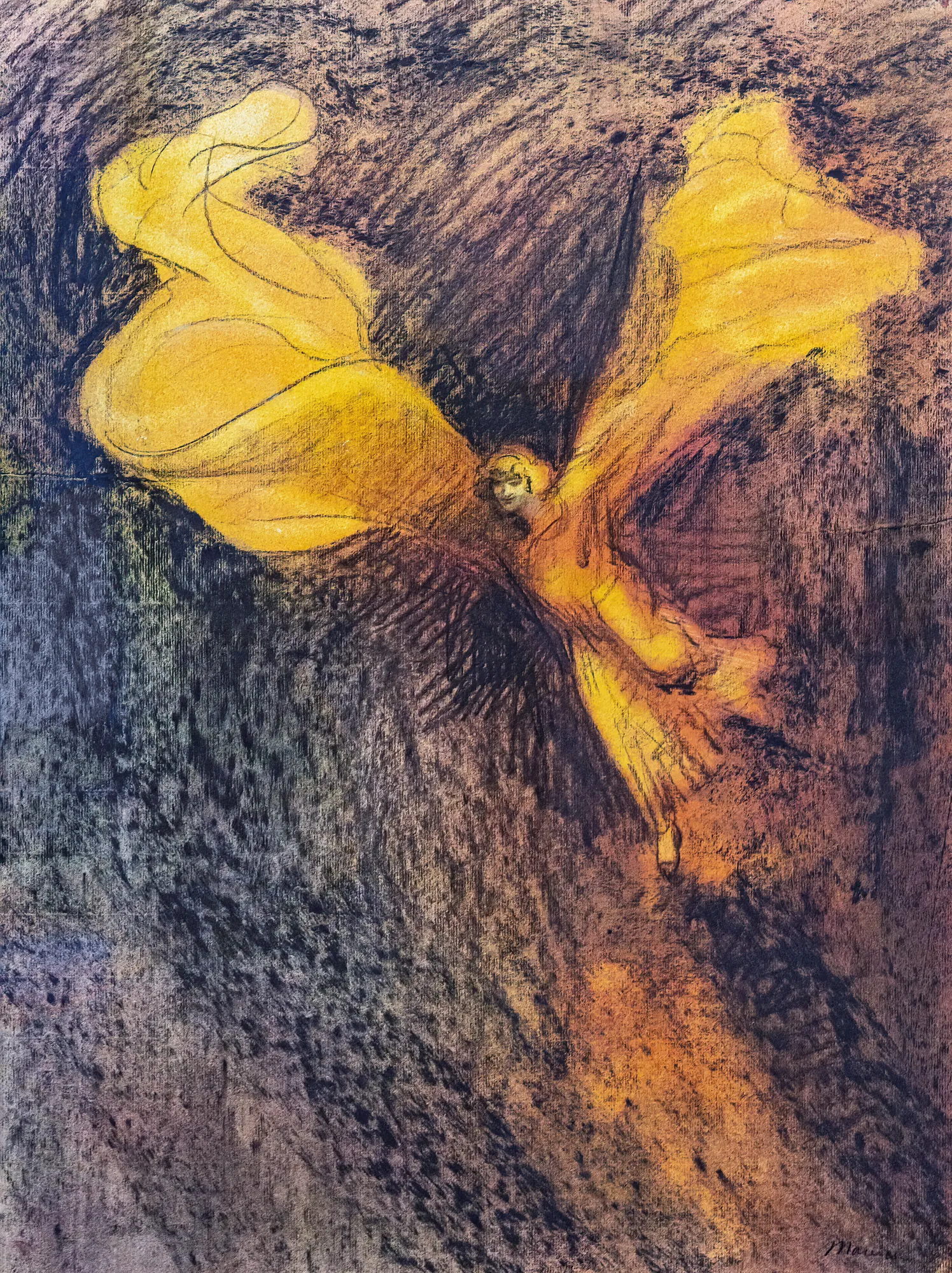 Loïe Fuller (Orange Dress)