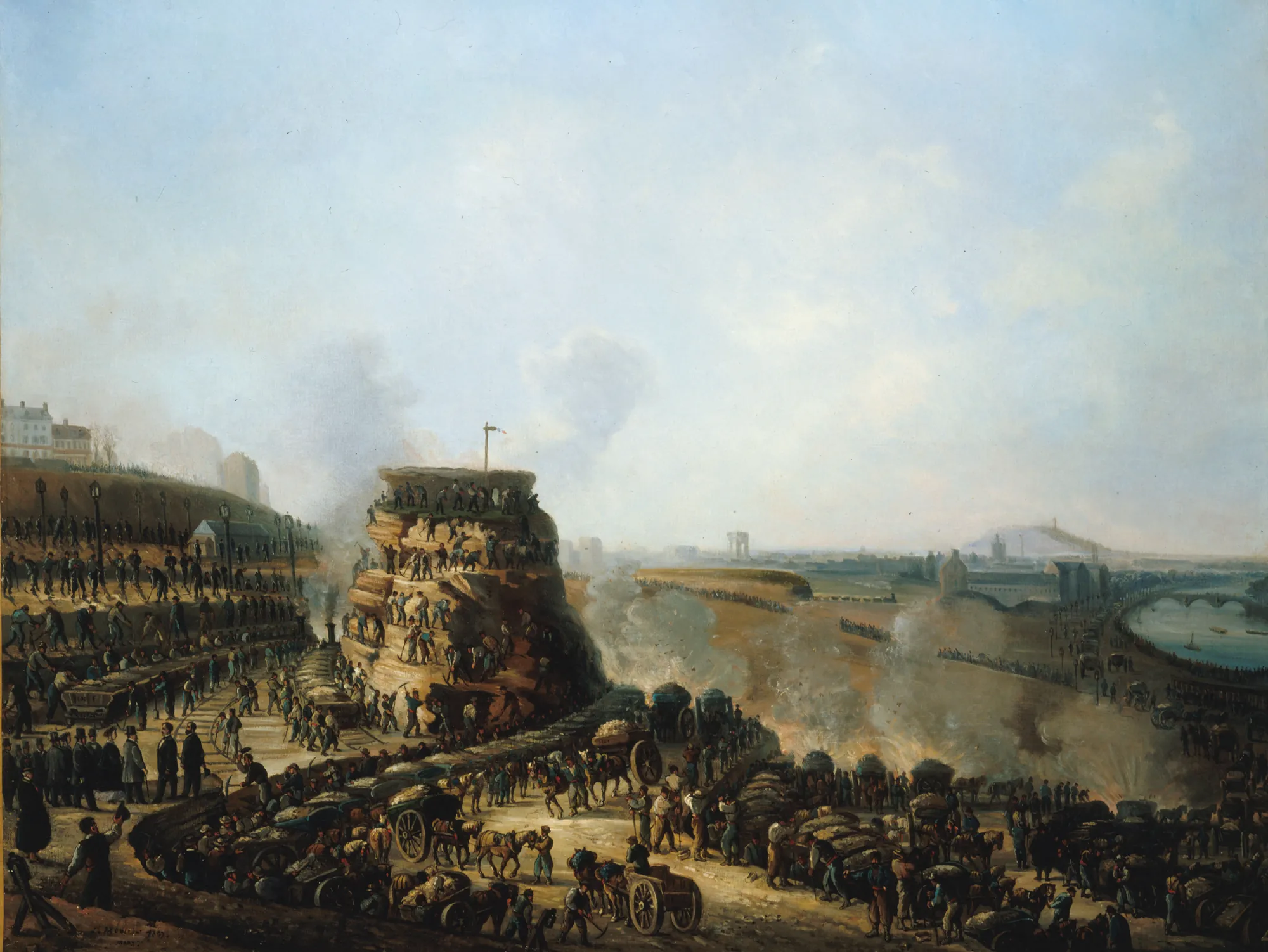 The Visit of Napoleon III and Empress Eugénie to the Chaillot Hill Works