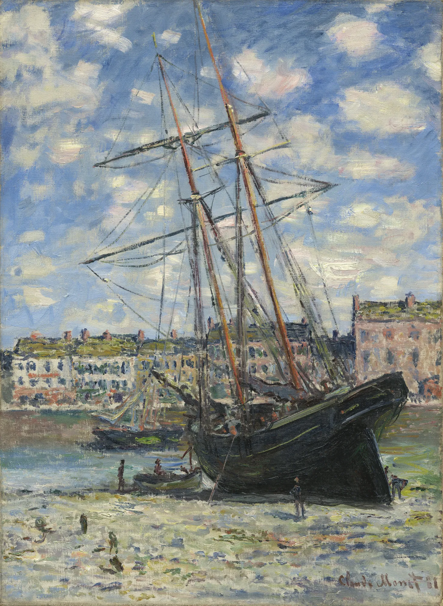 Boat Lying at Low Tide (Bateau couché à marée basse)
