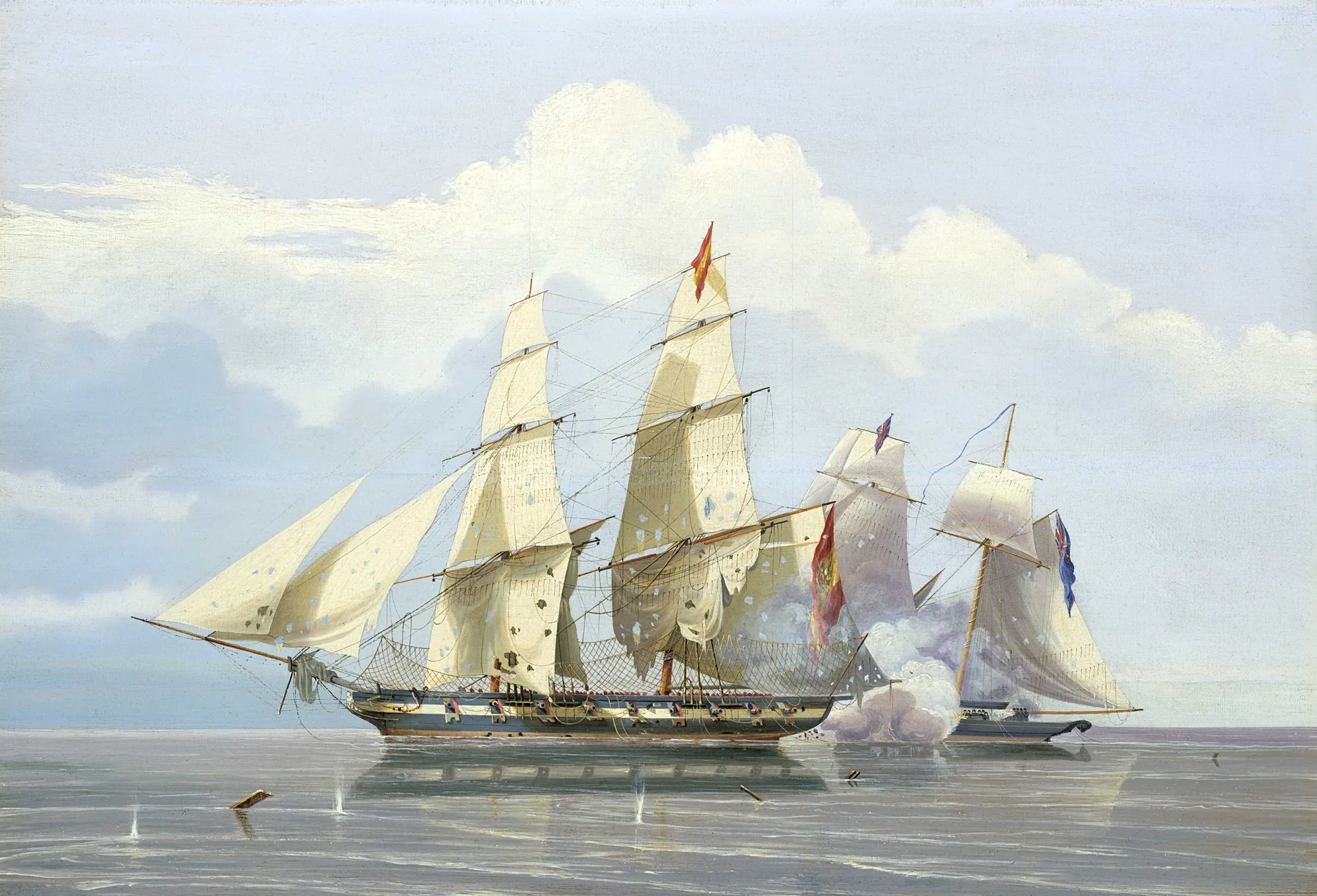 The Capture of the Slaver 'Formidable' by HMS 'Buzzard'