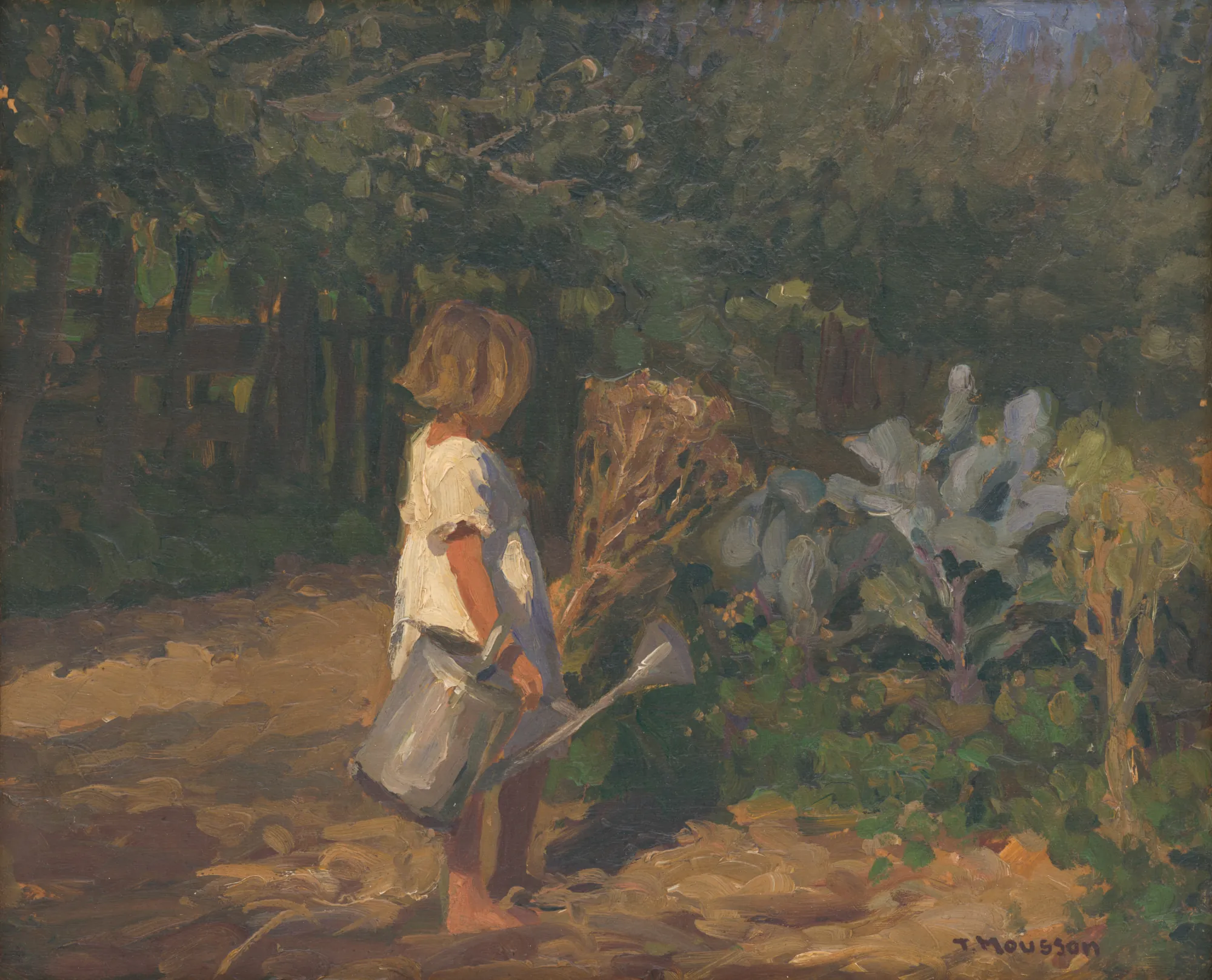Little Girl with a Watering Can