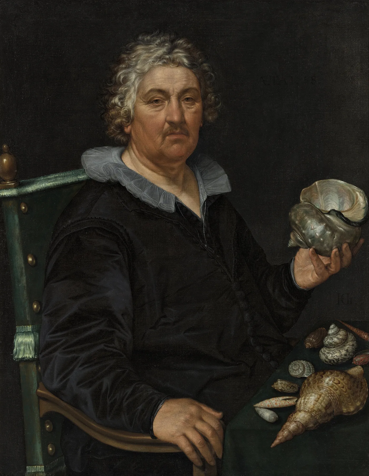 Portrait of the Shell Collector Jan Govertsen van der Aer