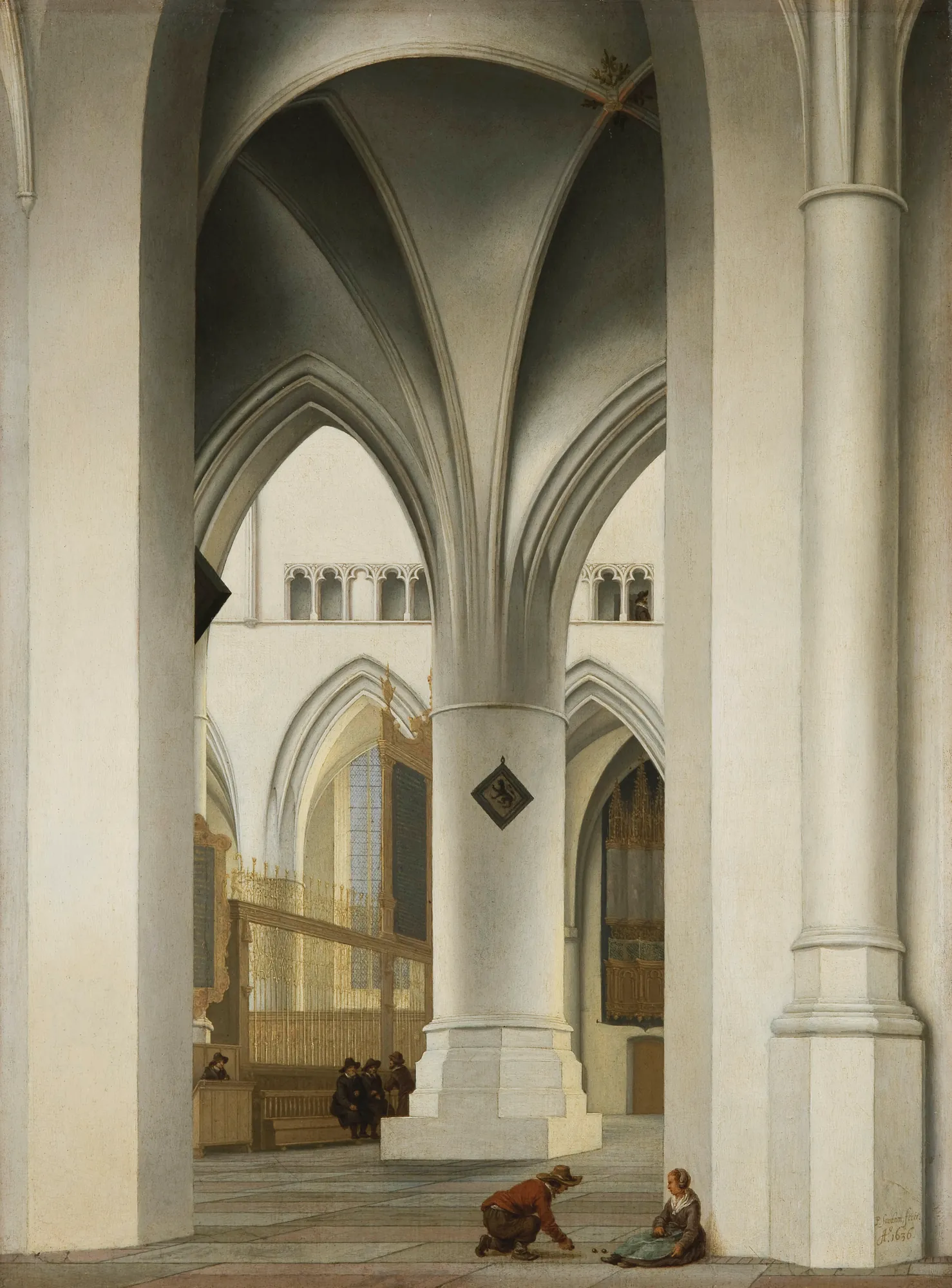 View of the North Choir of the St. Bavokerk, Haarlem