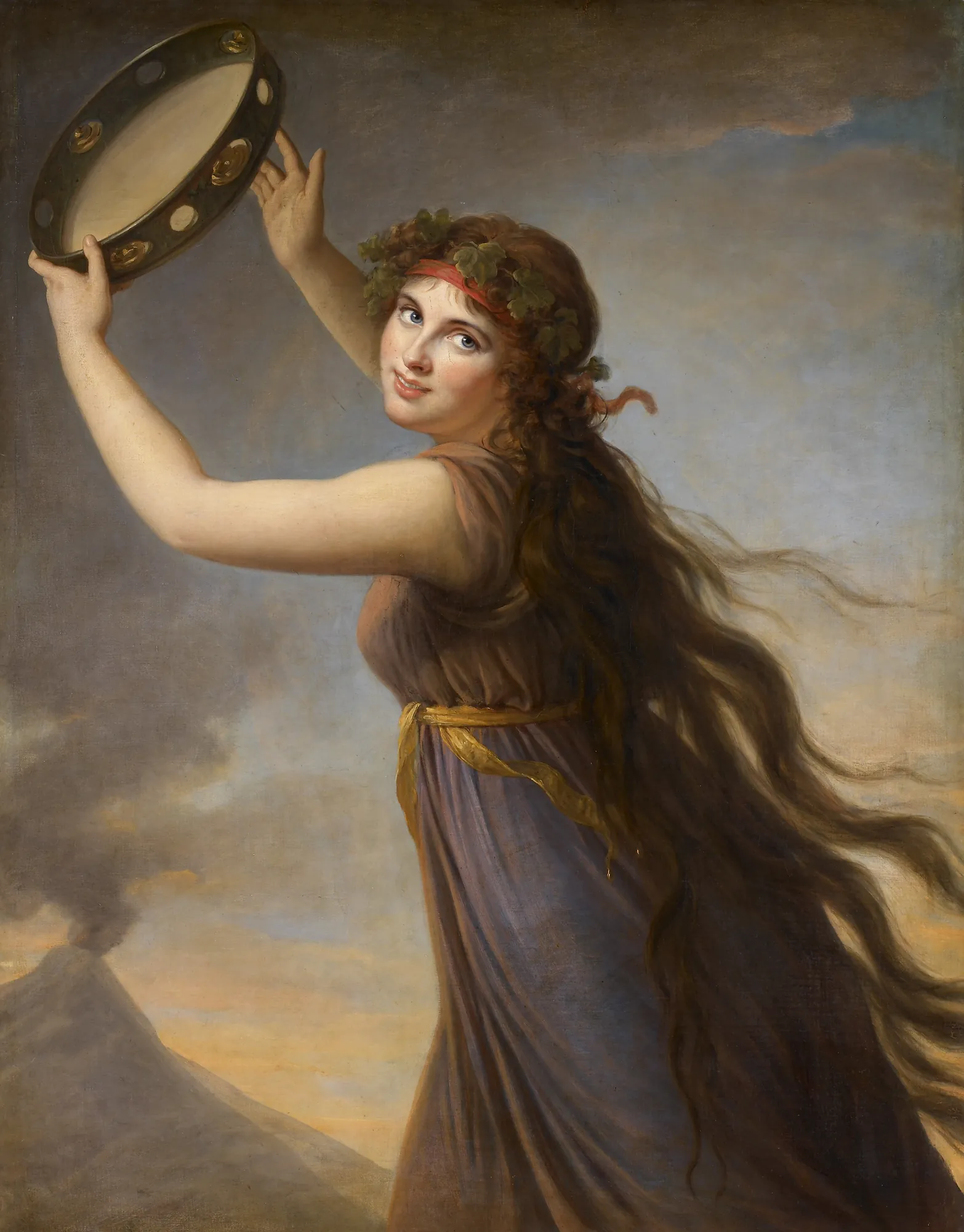 Lady Hamilton as a Bacchante