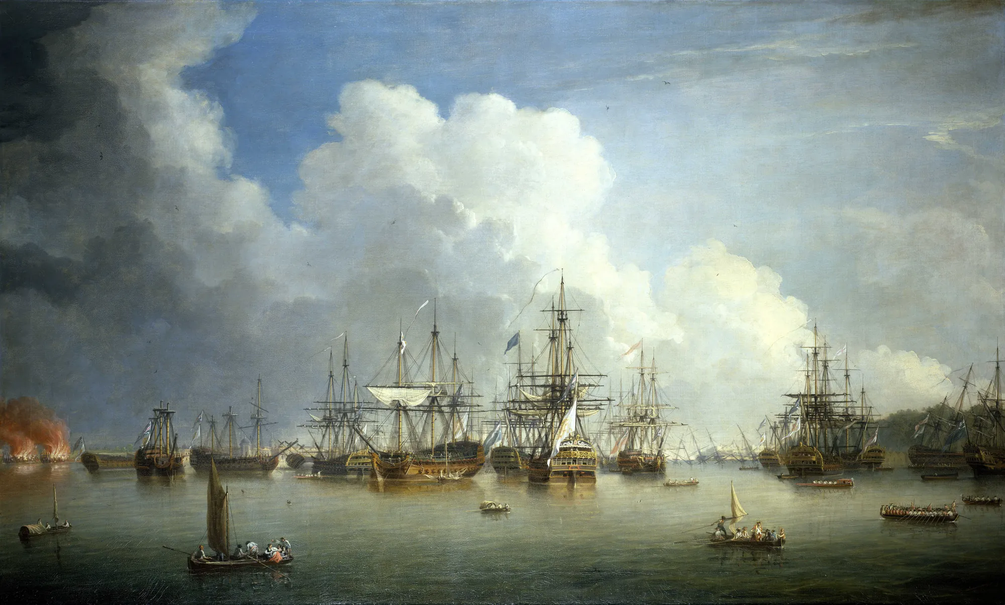 The Captured Spanish Fleet at Havana