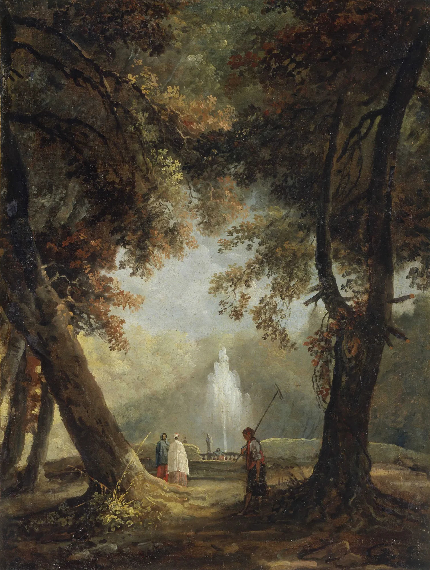 The Great Fountain in the Villa Conti at Frascati