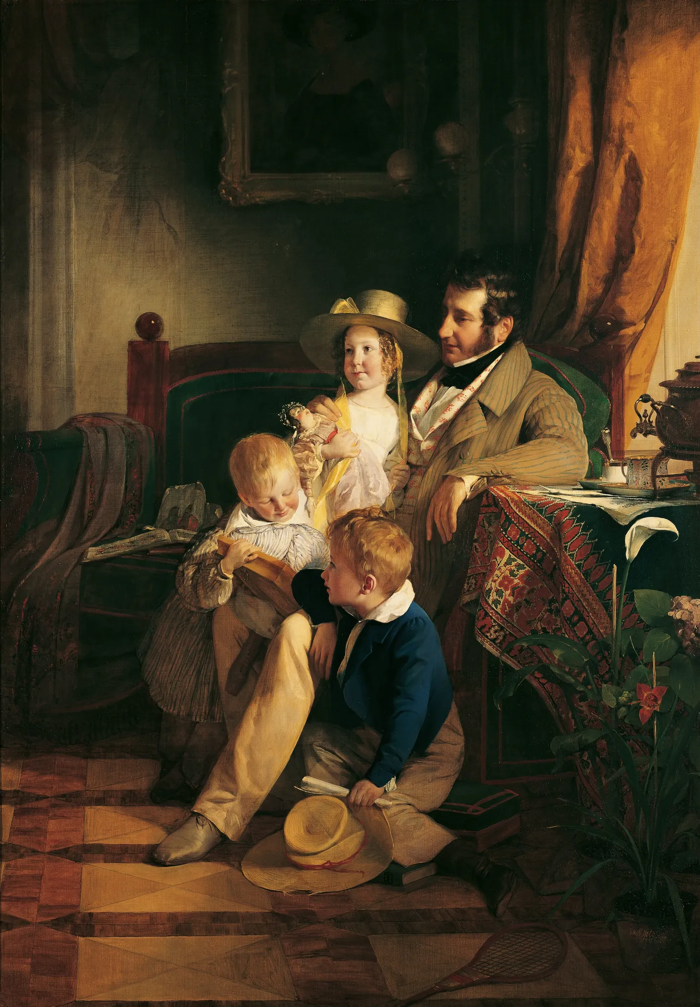 Rudolf von Arthaber and his Children