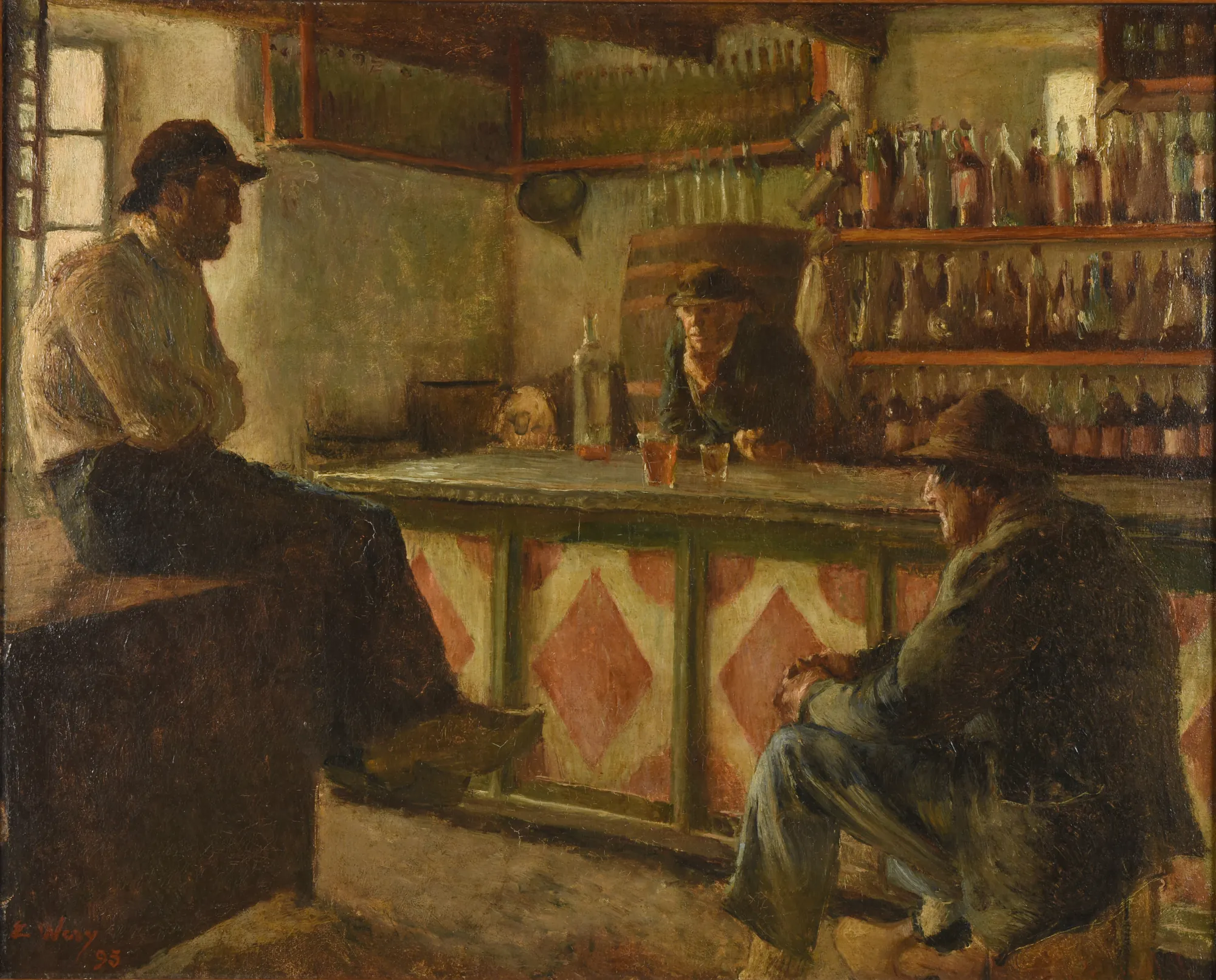 Intérieur de café de campagne (Country Cafe Interior)