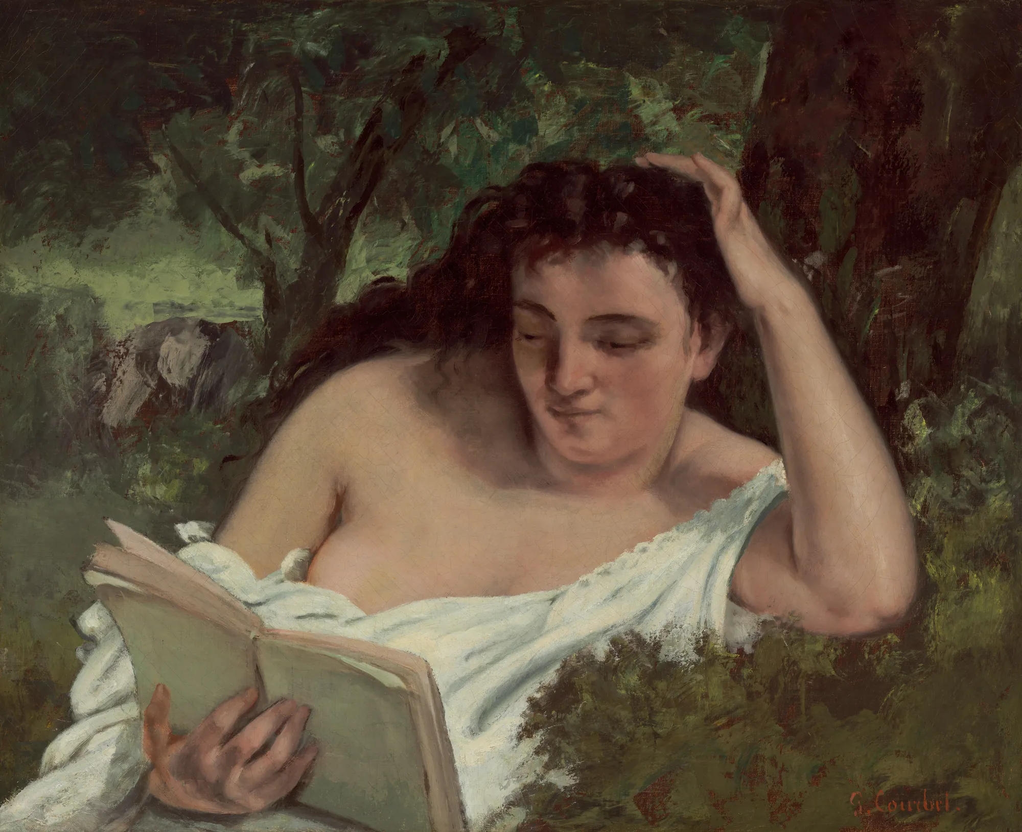 A Young Woman Reading