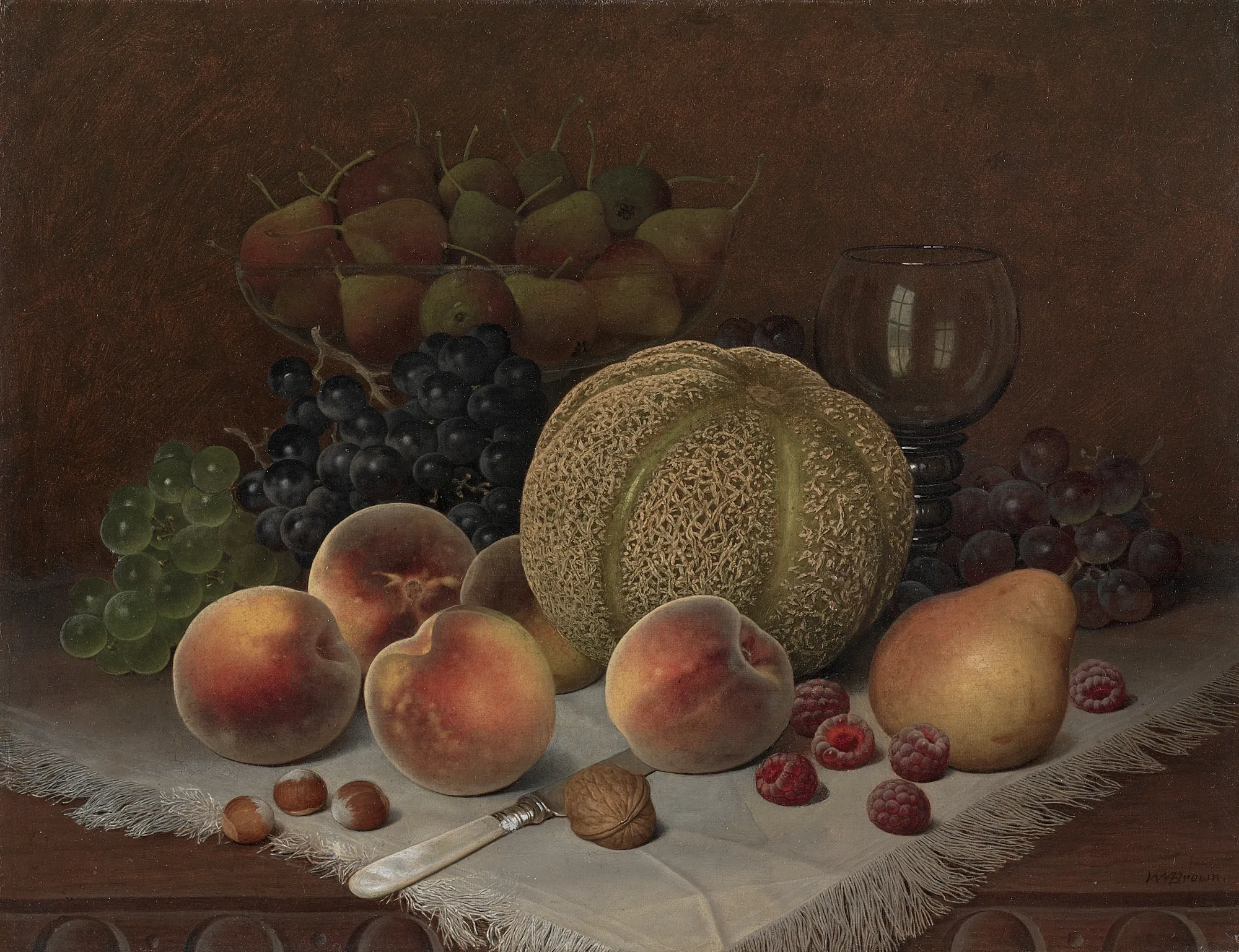 Still Life with Cantaloupe