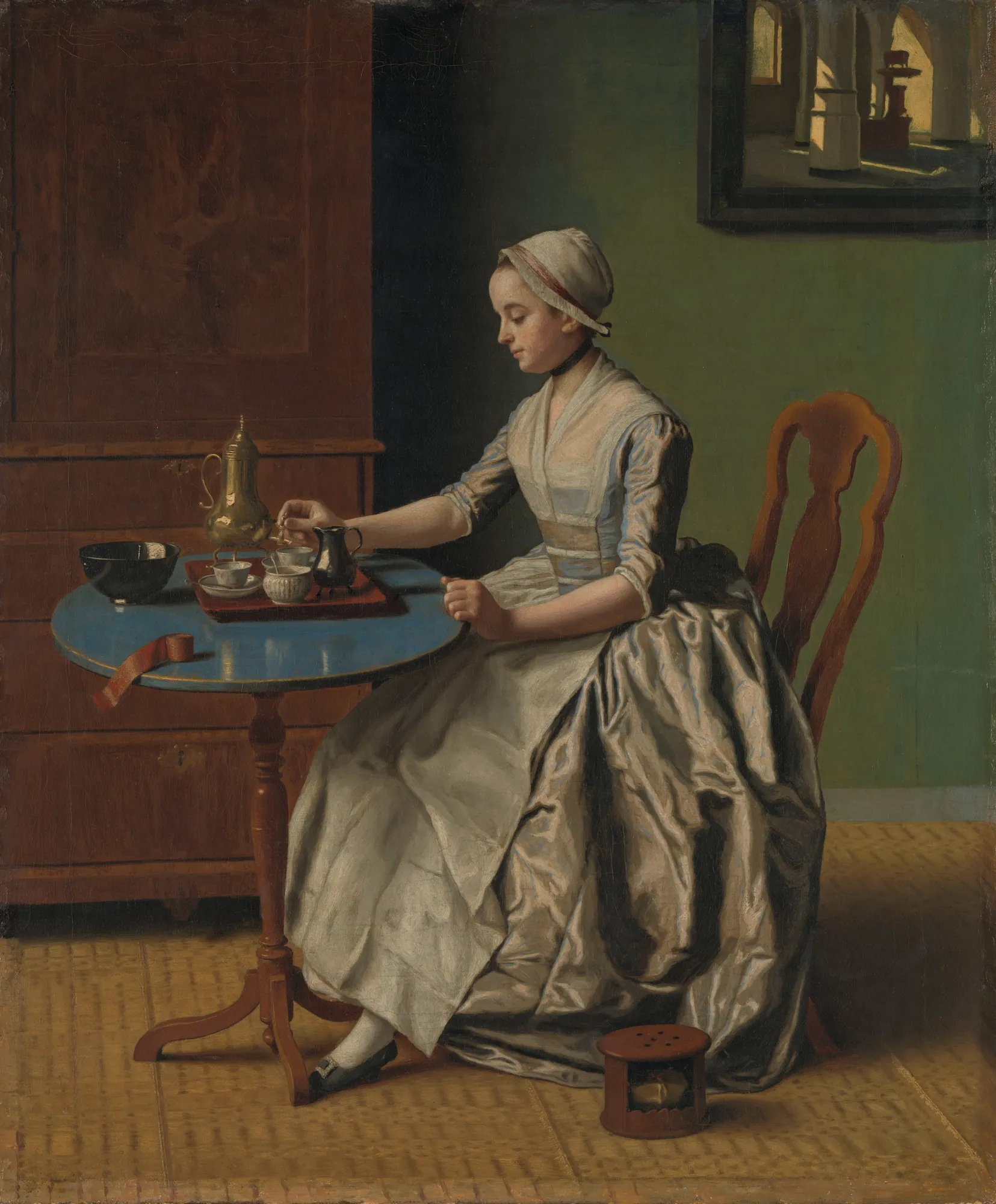 A Dutch Girl at Breakfast
