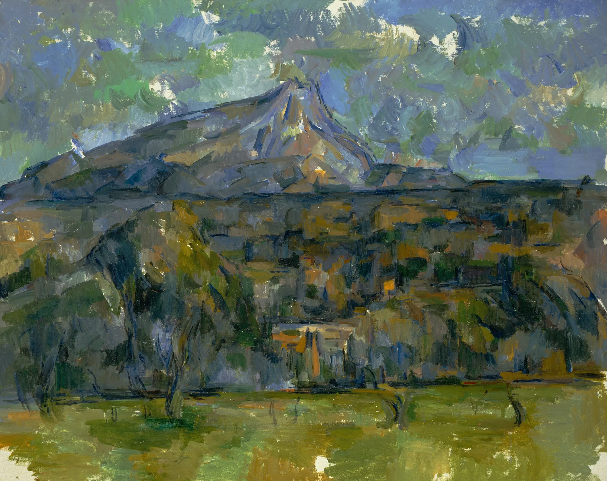 Mont Sainte-Victoire Seen from Les Lauves