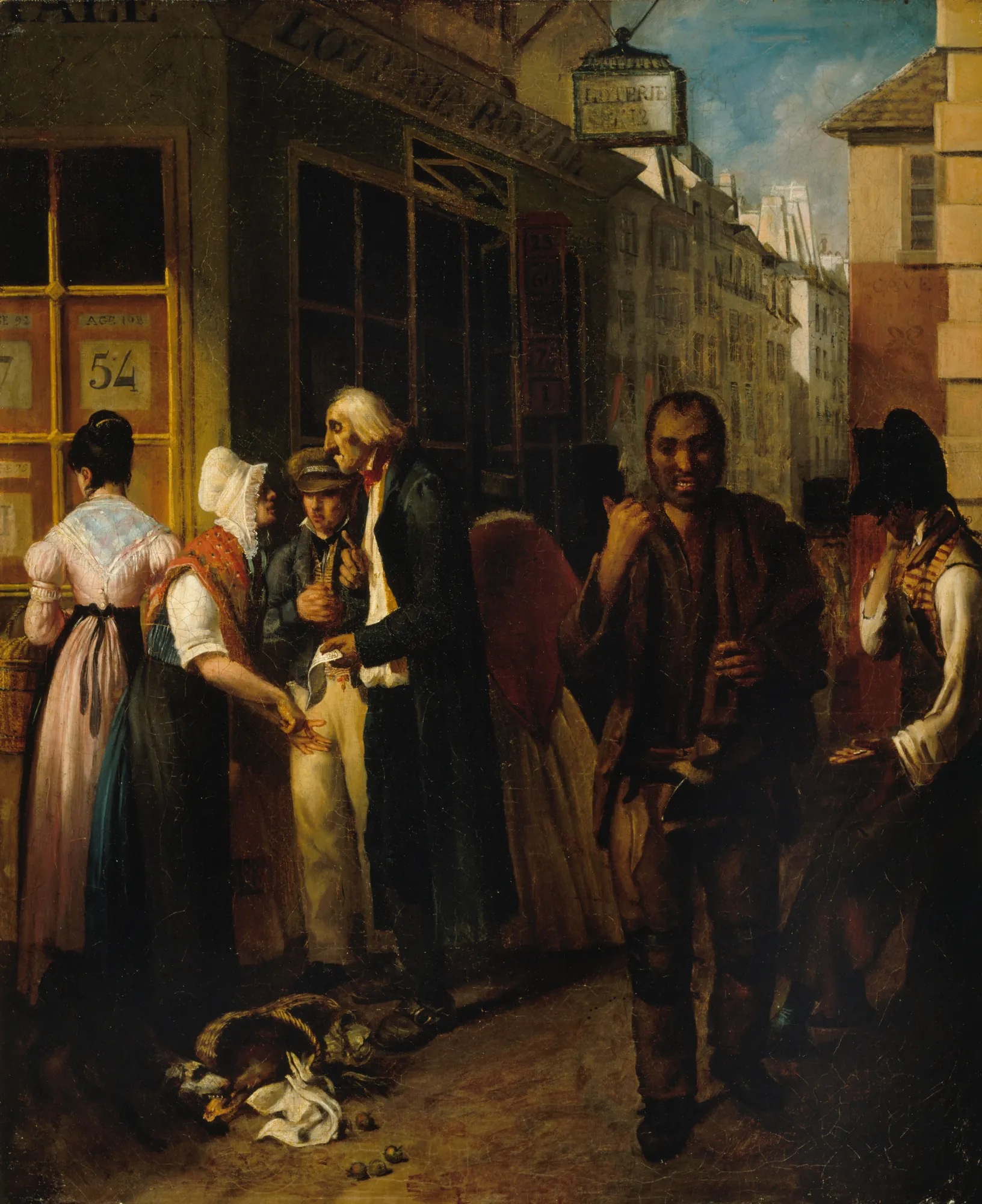 Bureau de la loterie royale sous la Restauration