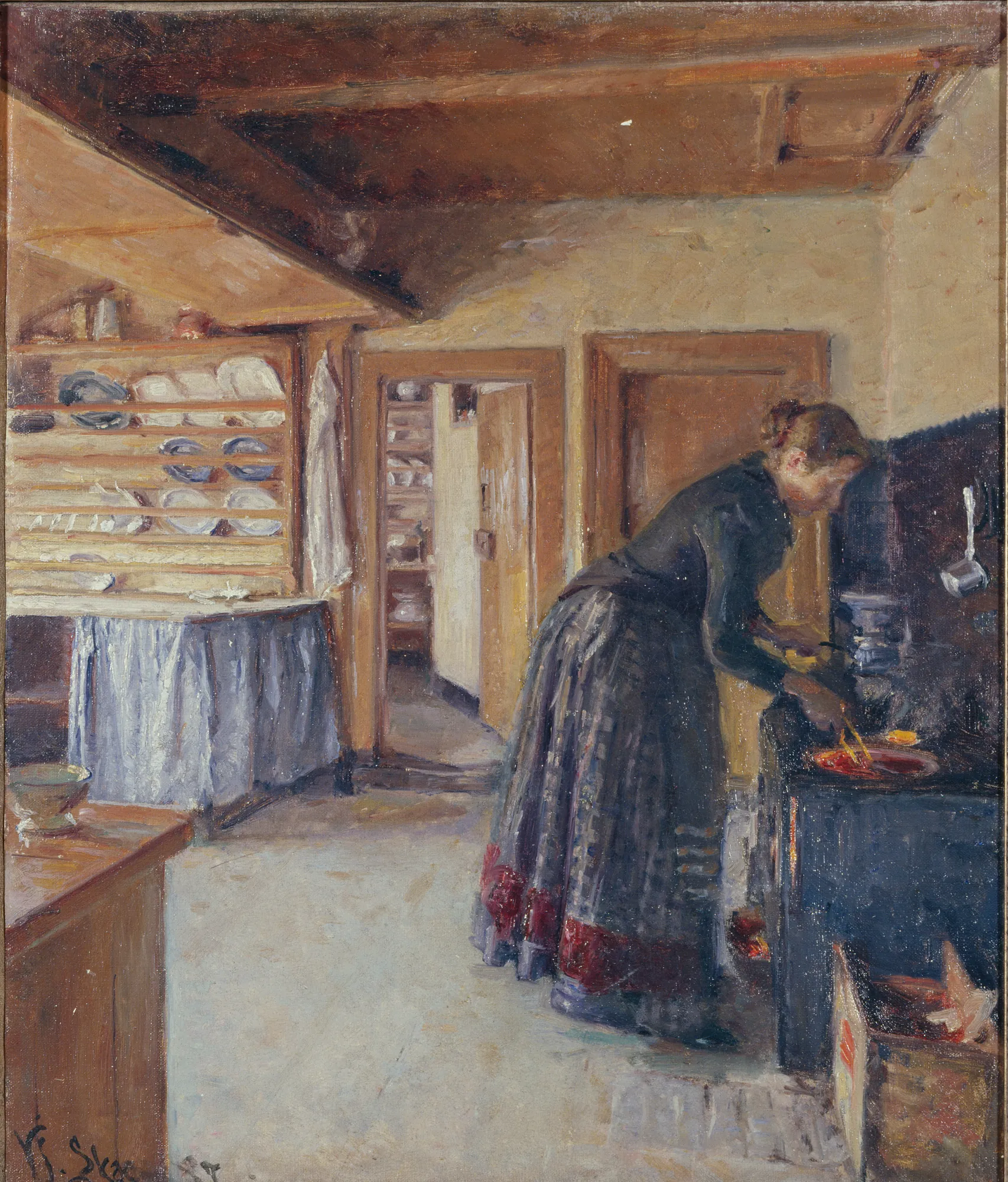 Kitchen with the Artist's Wife