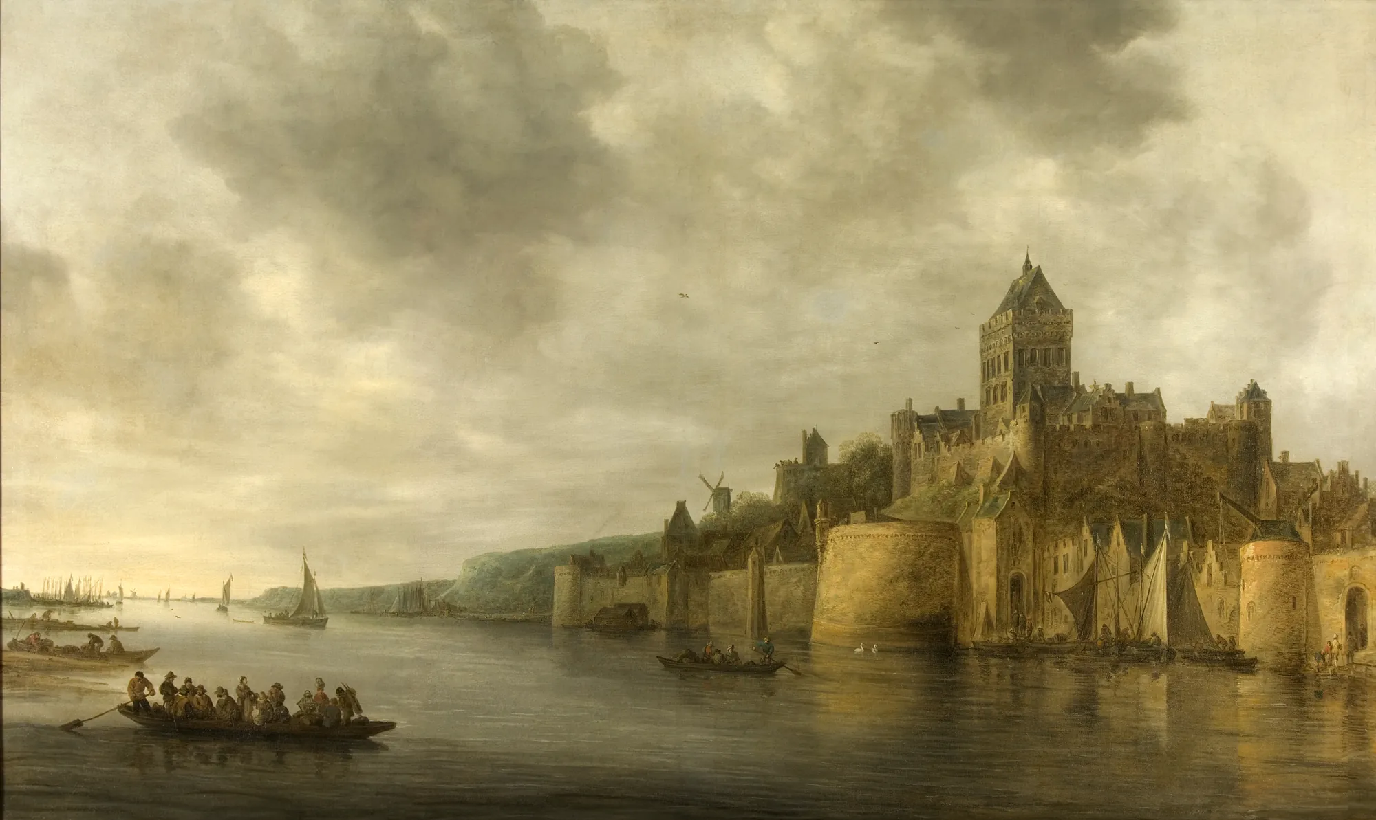 View of the Valkhof in Nijmegen