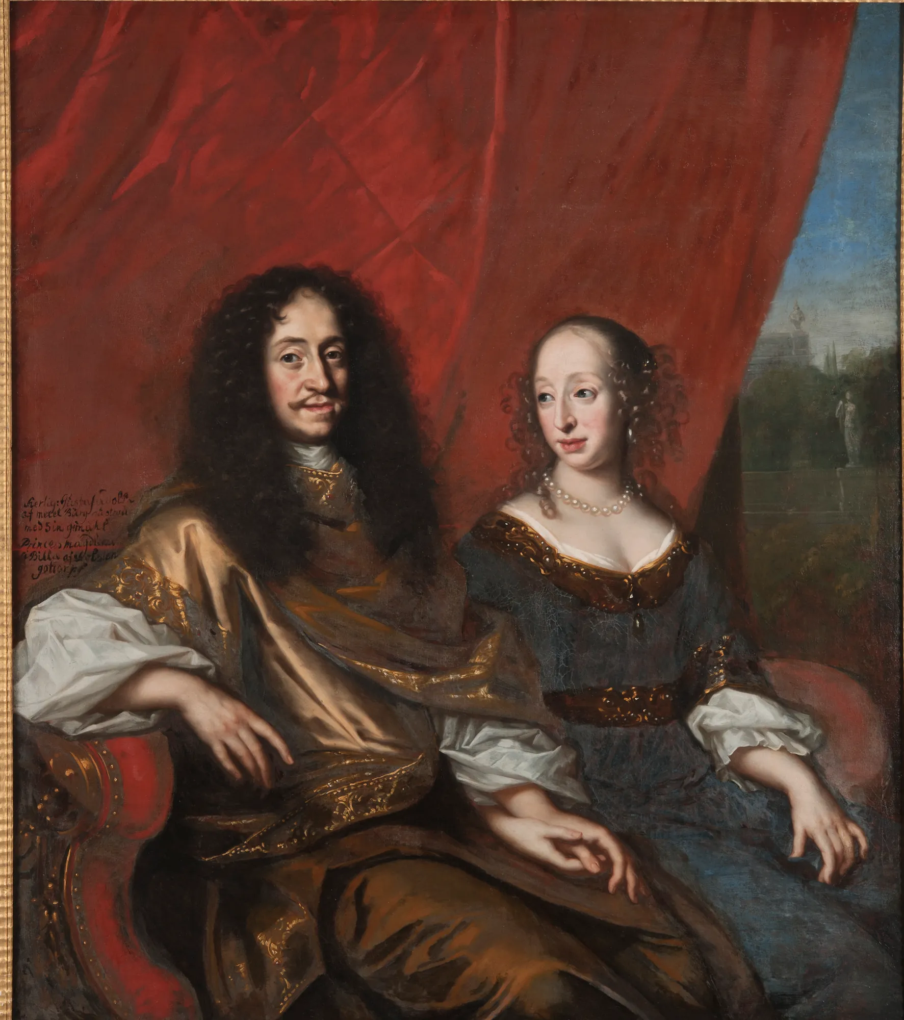Portrait of Gustav Adolf and Magdalena Sibylla