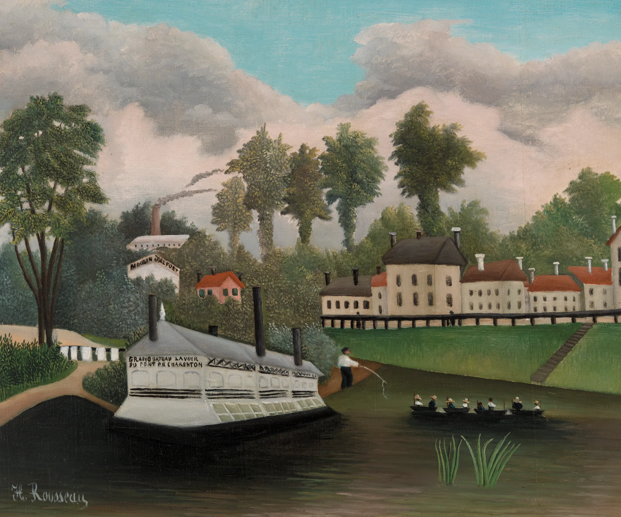 The Laundry Boat of Pont de Charenton