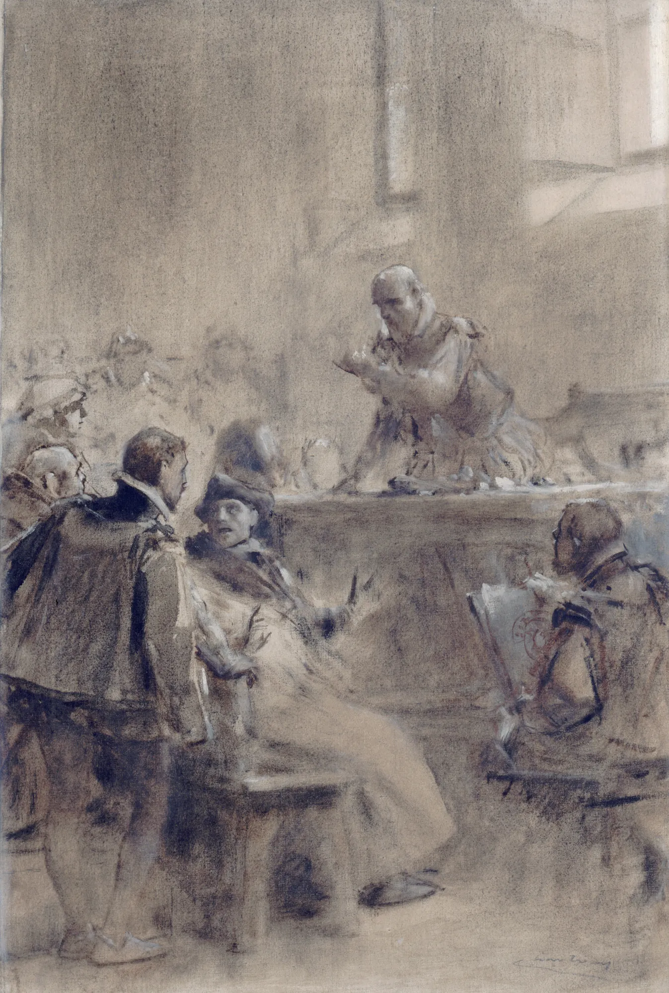 Bernard Palissy in Paris (Sketch for the Sorbonne)