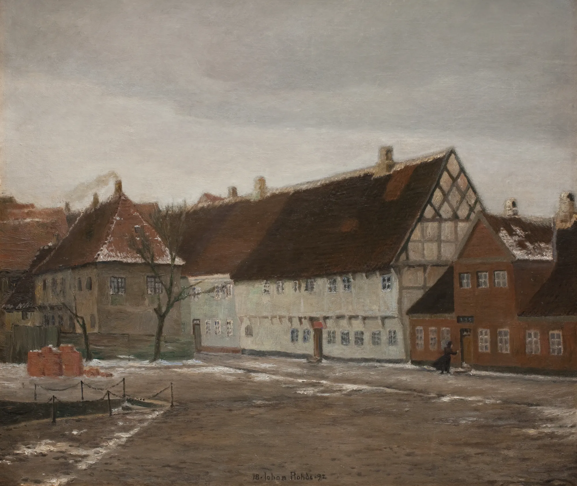 Winter Evening in Ribe