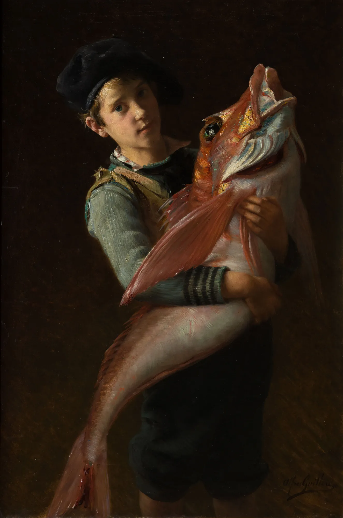 It Was My Father Who Caught It!