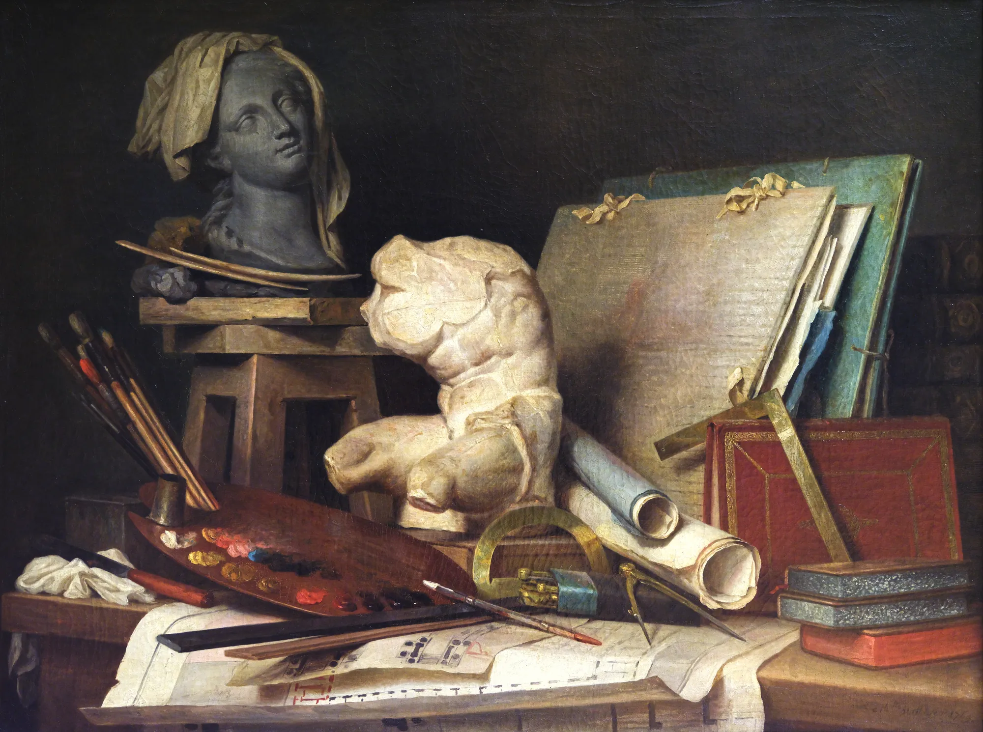 Attributes of Painting, Sculpture and Architecture