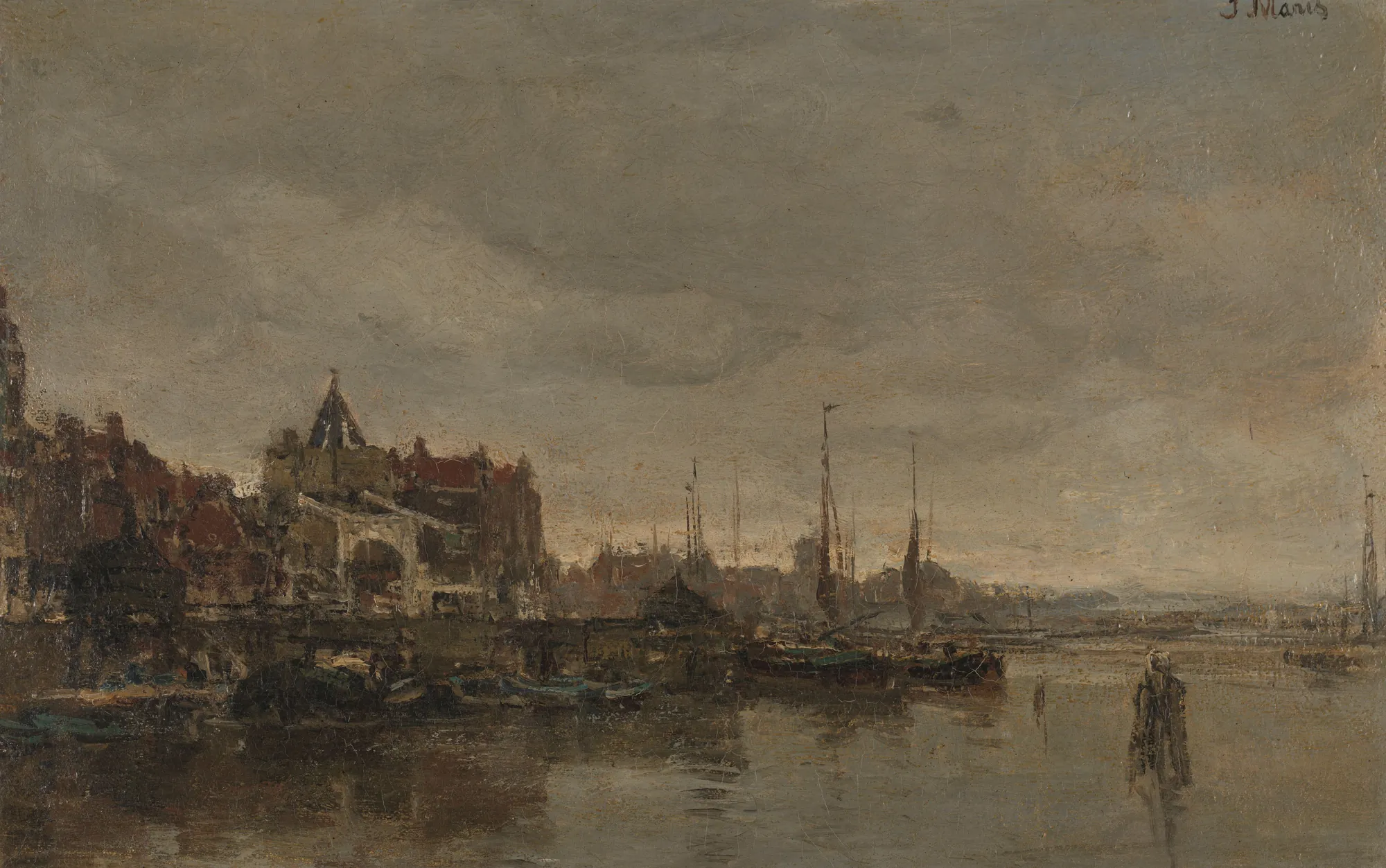 The Schreierstoren and the Gelderse Kade, Amsterdam