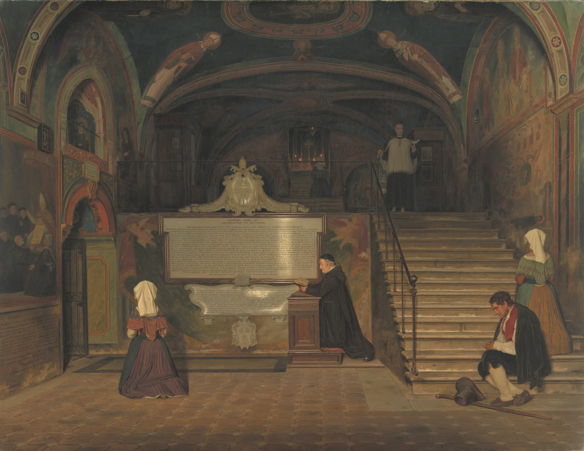 The Crypt in the Monastery of San Benedetto in Subiaco