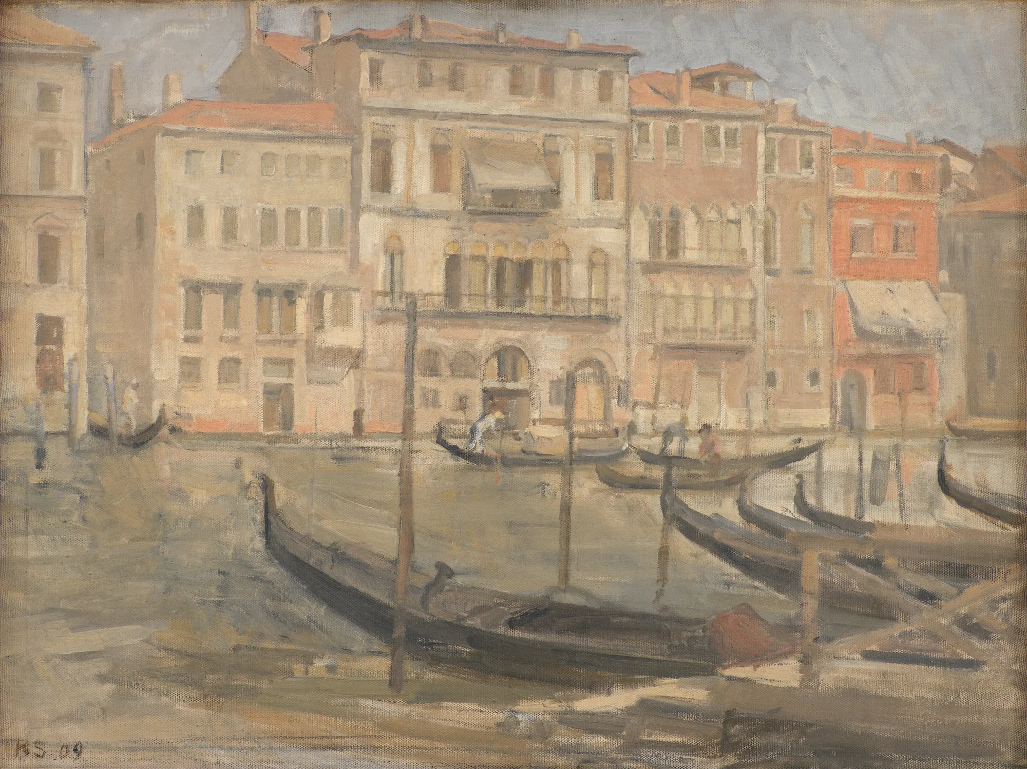 Ved Canal Grande i Venedig