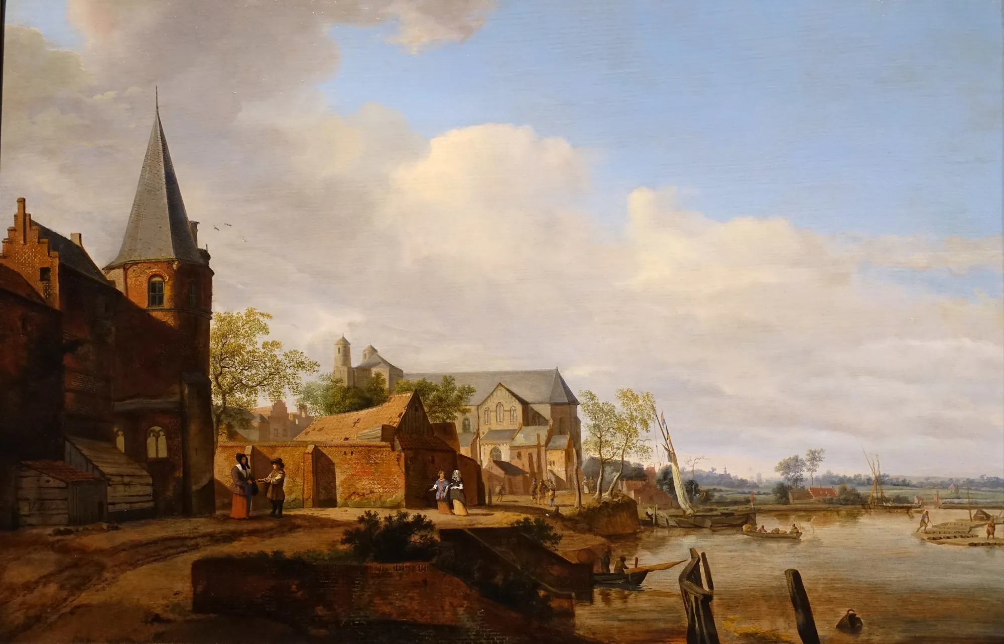 View of Elten on the Rhine