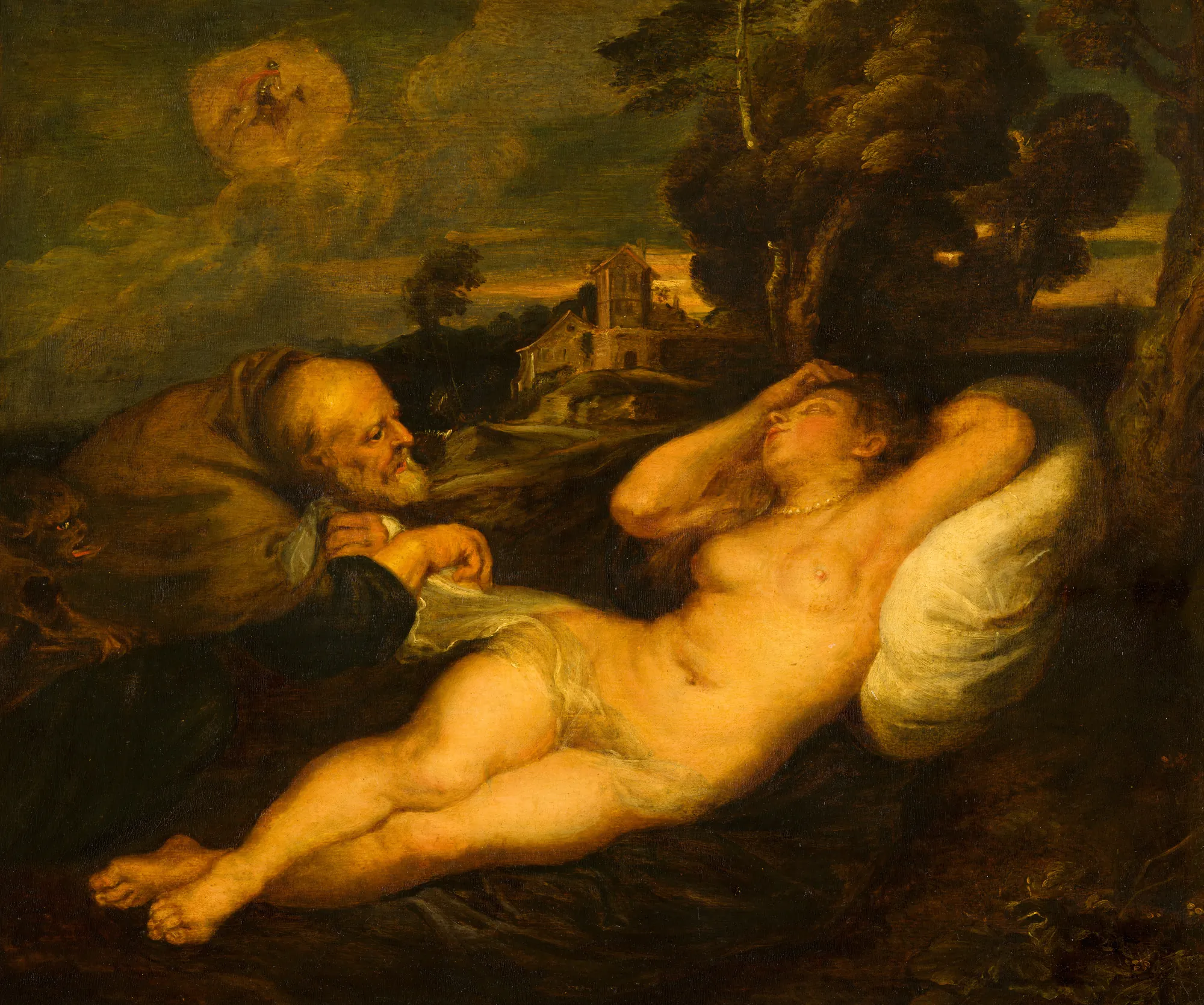 Angelica Spied On by the Hermit