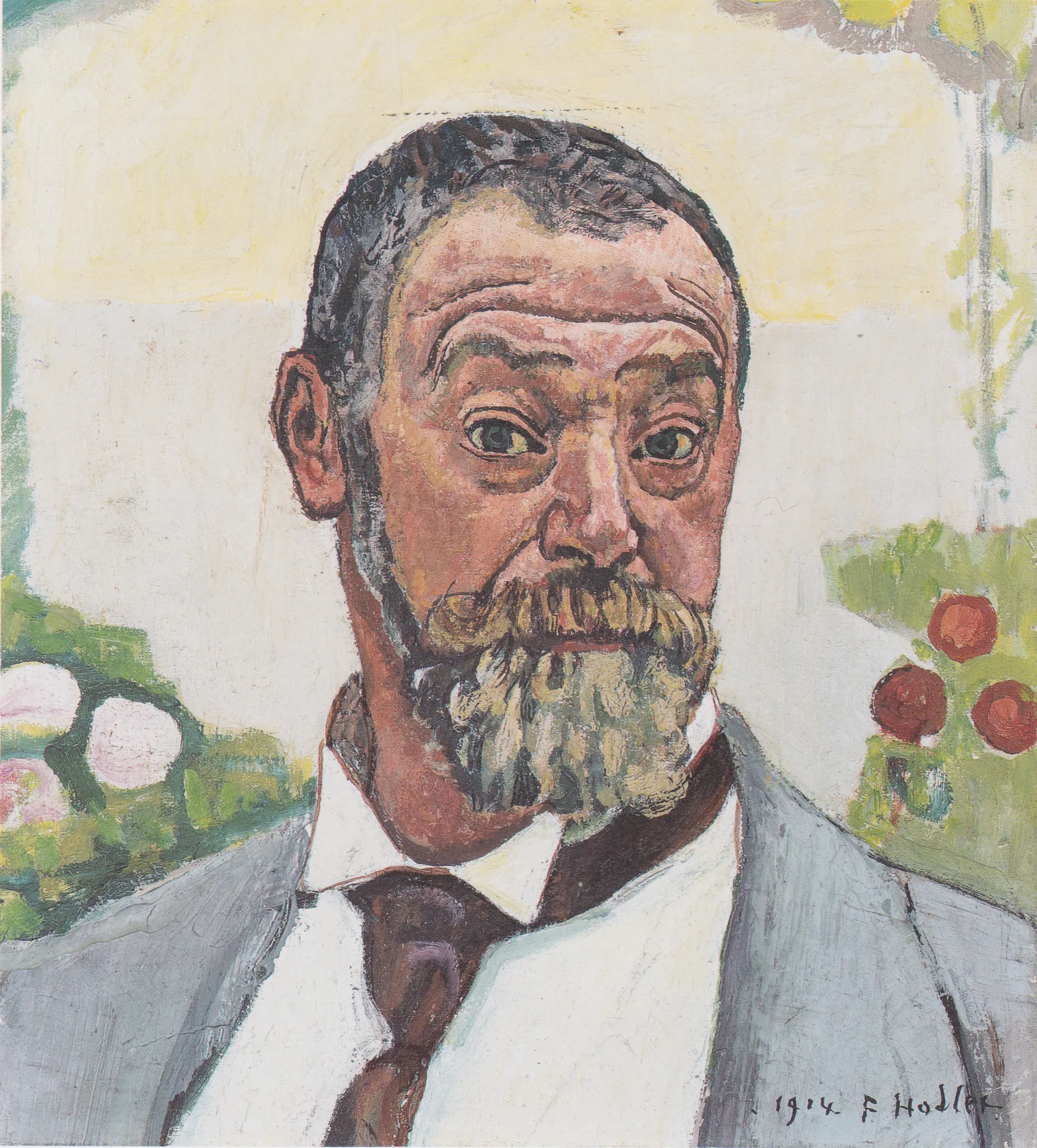 Self-Portrait with Roses (Selbstbildnis mit Rosen)